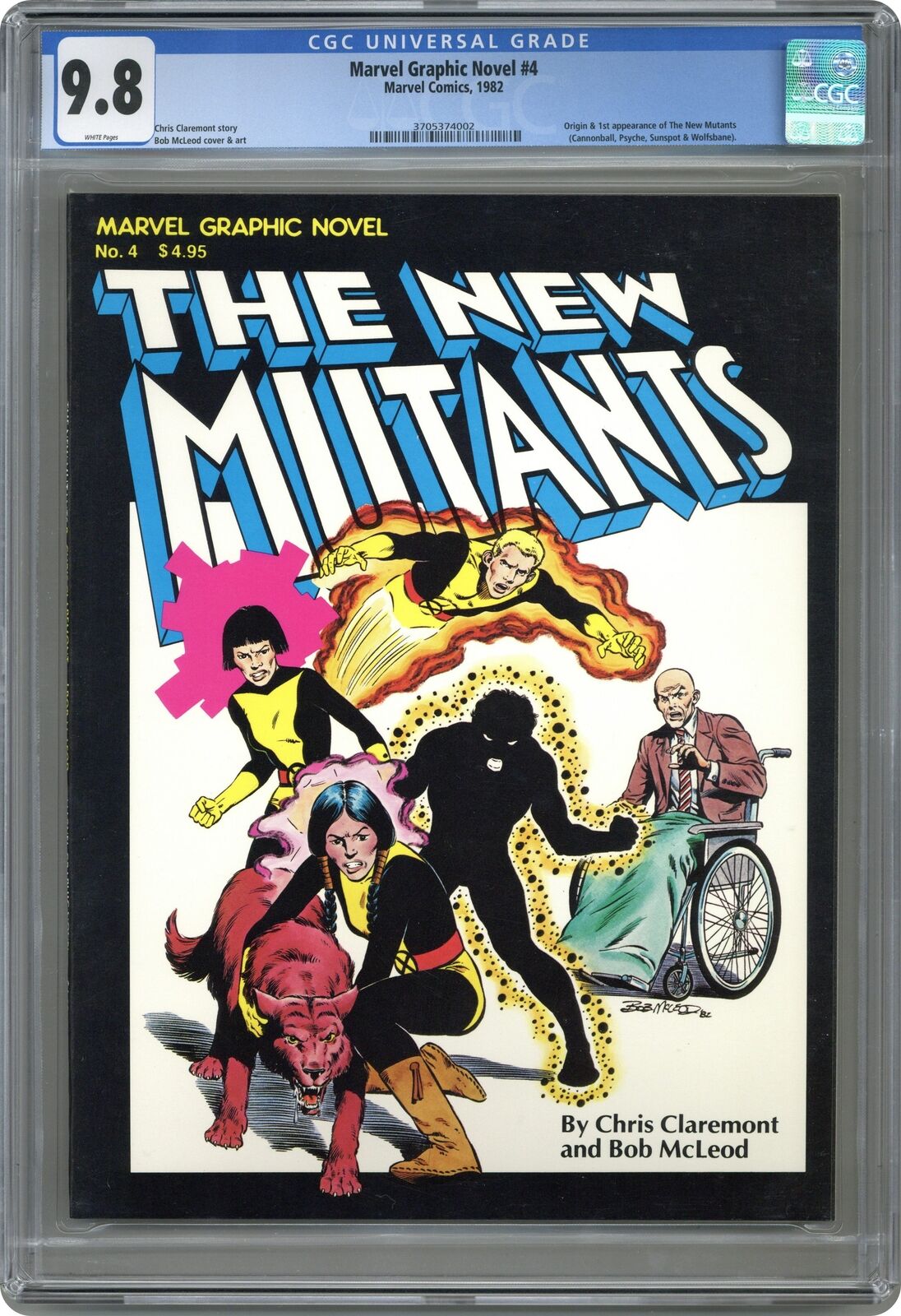New Mutants GN #1 1st Printing CGC 9.8 1982 3705374002