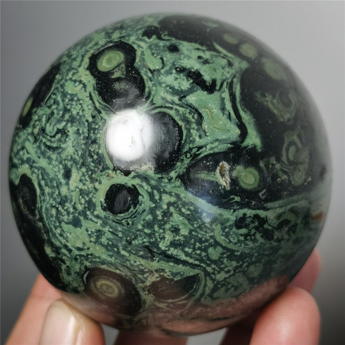 635 g Natural Kabamba Jasper Crystal Sphere Healing D483