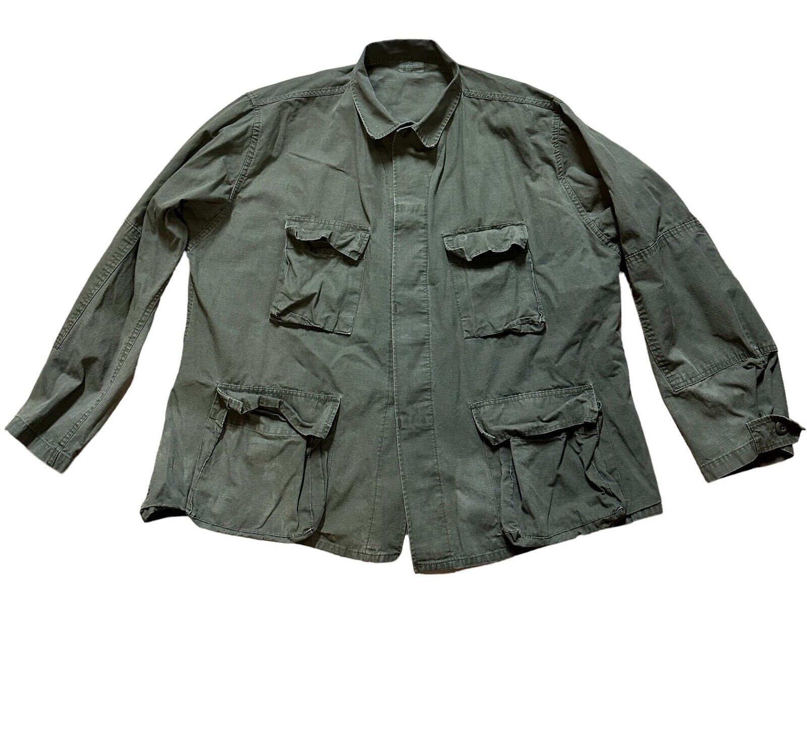 VTG Army Jacket Coat Mens Size XL-Regular Stock No. 8415-01-084-1657 Coat Combat
