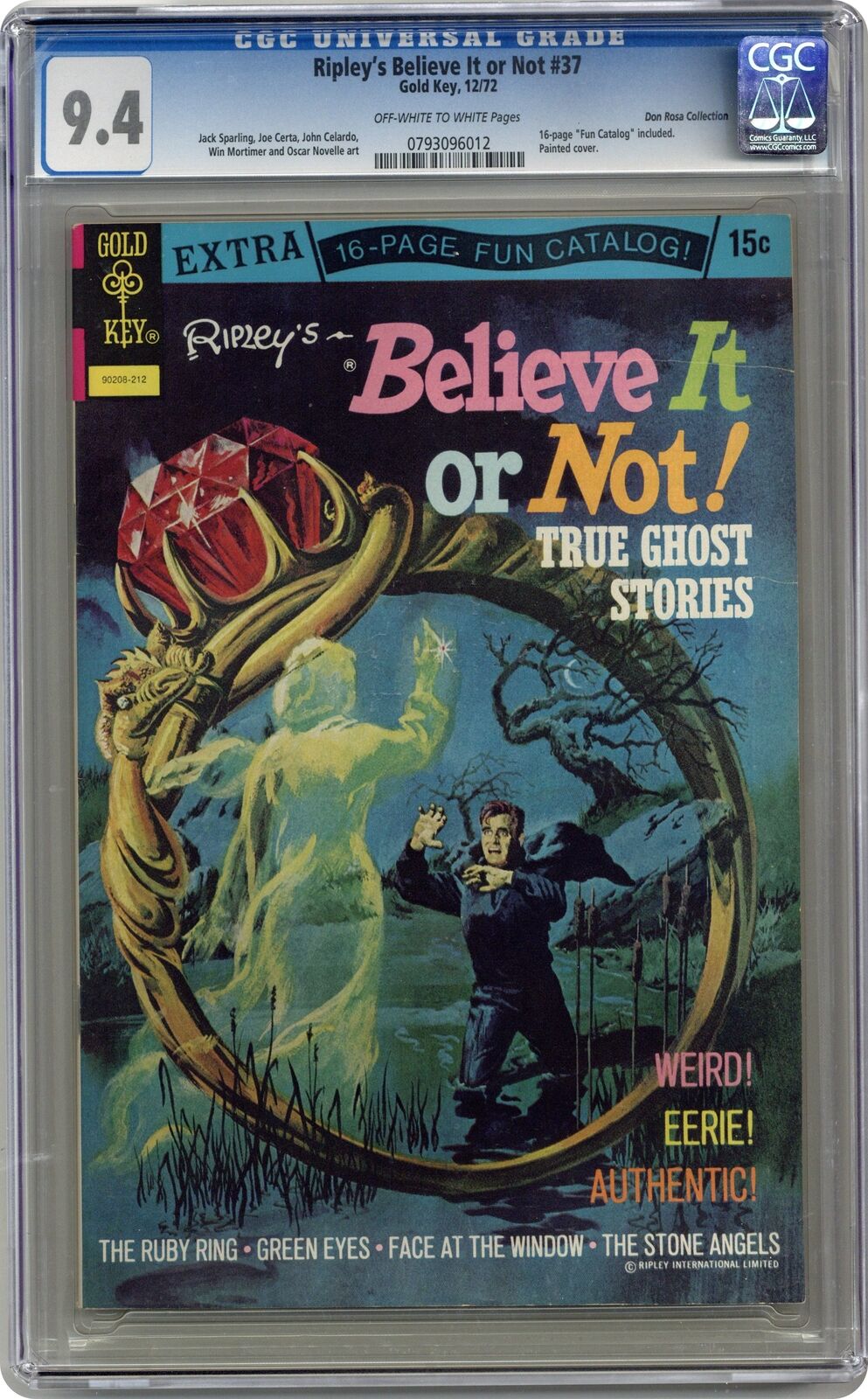 Ripley's Believe It or Not #37 CGC 9.4 Don Rosa Collection 1972 Gold Key