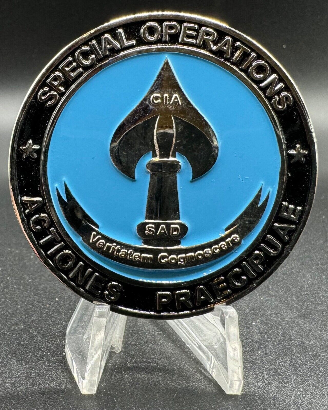 U.S. Army Special Operations CIA Navy Seal Team VI SAD Military Challenge Coin