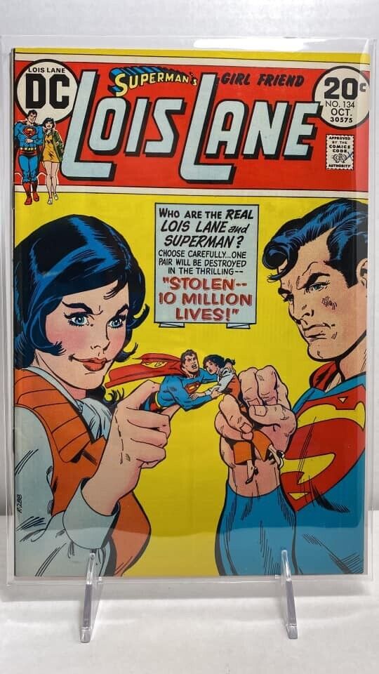 27527: DC Comics SUPERMAN’S GIRLFRIEND LOIS LANE #134 VF Grade