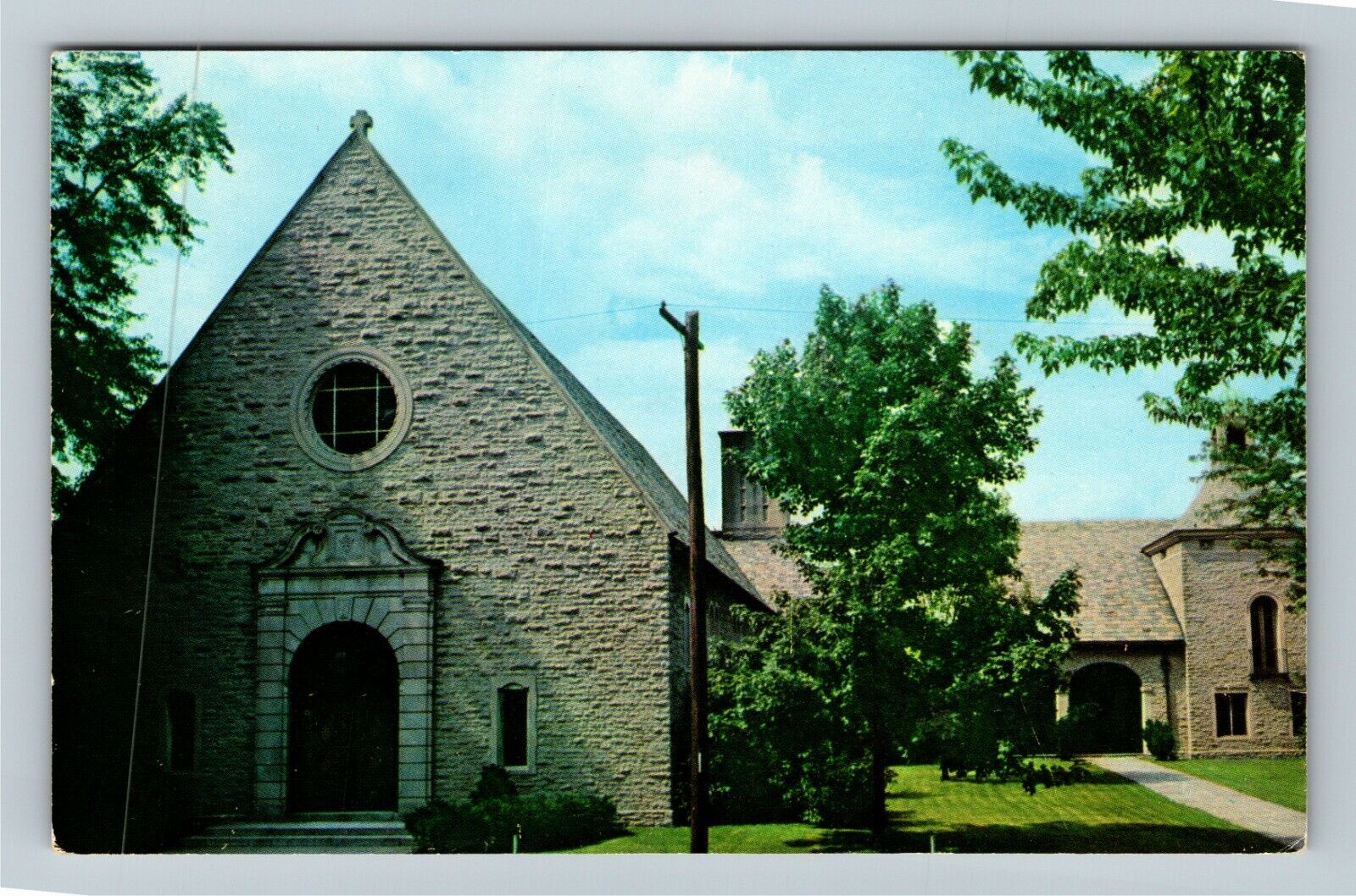 Oxford OH-Ohio, Memorial Presbyterian Church, Religious Icon, Vintage Postcard
