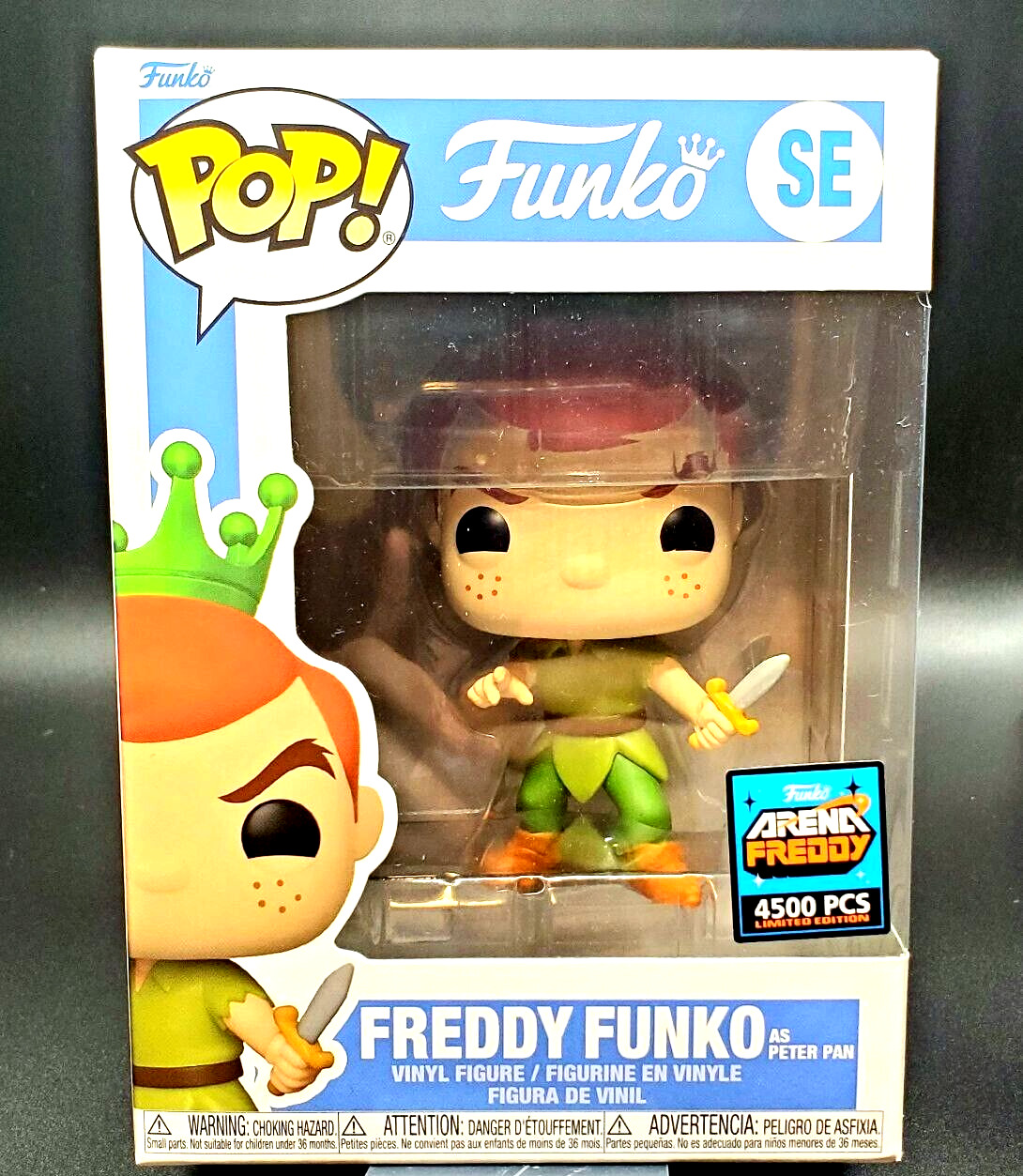 WONDERCON 2023 FUNKO POP FREDDY AS PETER PAN LIMITED EDITION OF 4500 EVENT - NEW
