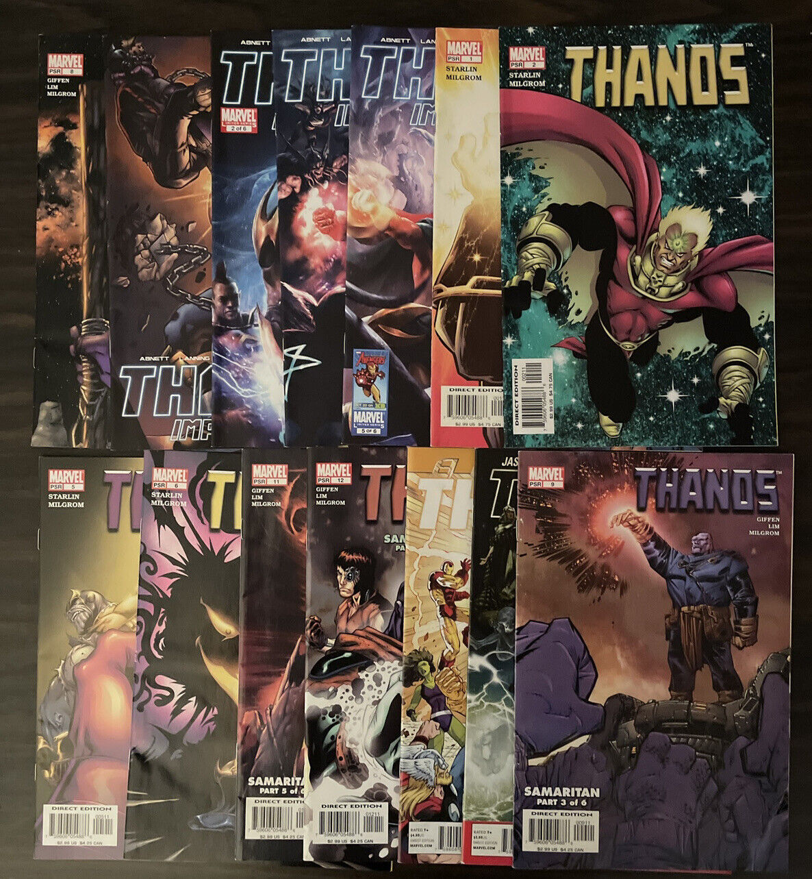 Marvel Comics Thanos Random Lot of 15 Read Desc.