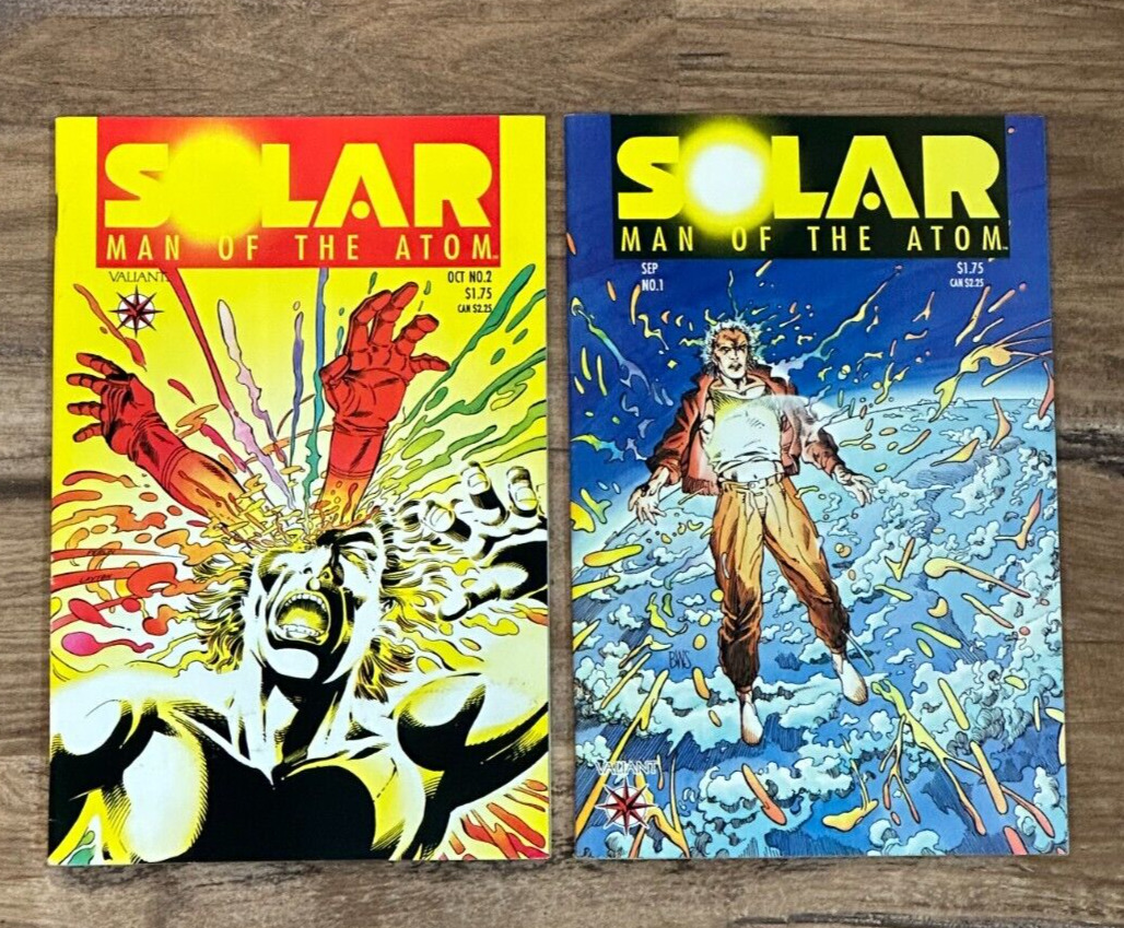 Solar Man of The Atom #1-#2 (1991) Valiant Comics