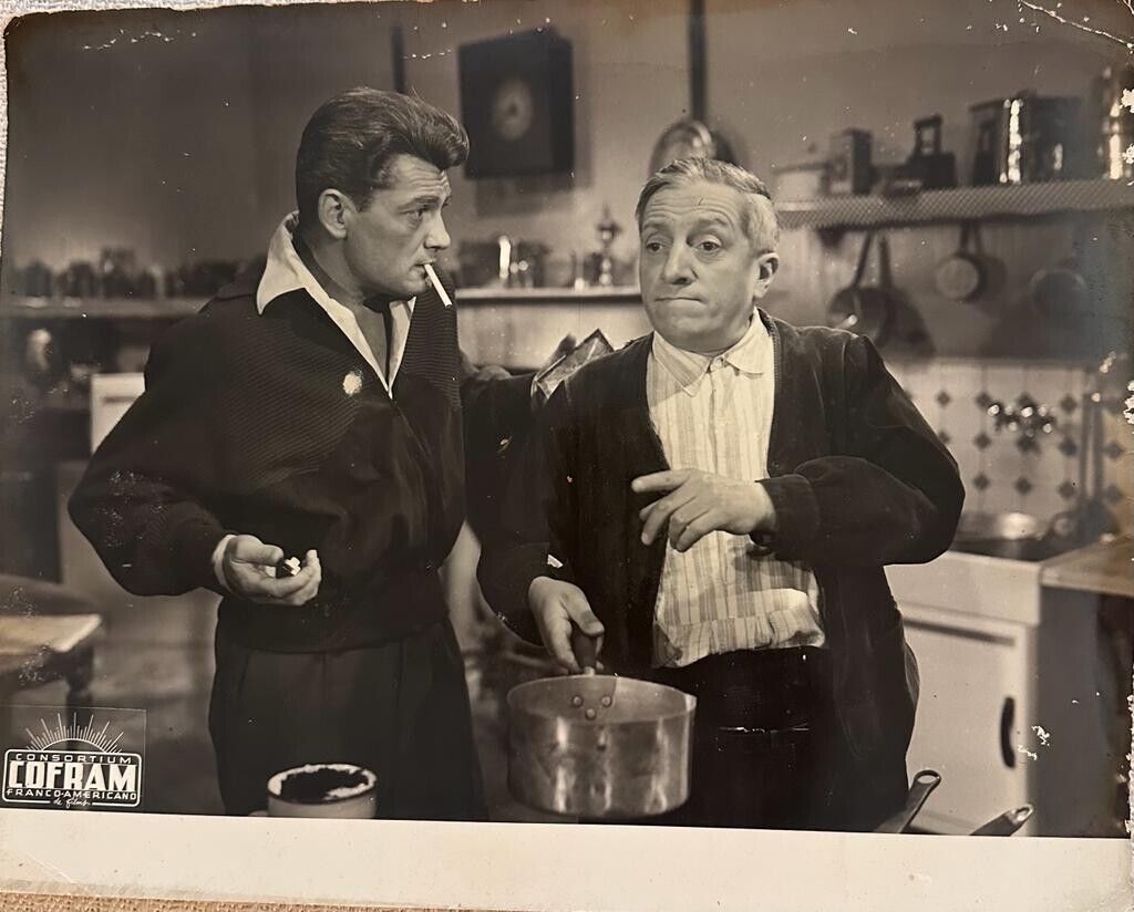Jean Marais + Georges Chamarat in Julietta (1953) 🎬⭐ Vintage Photo K 341