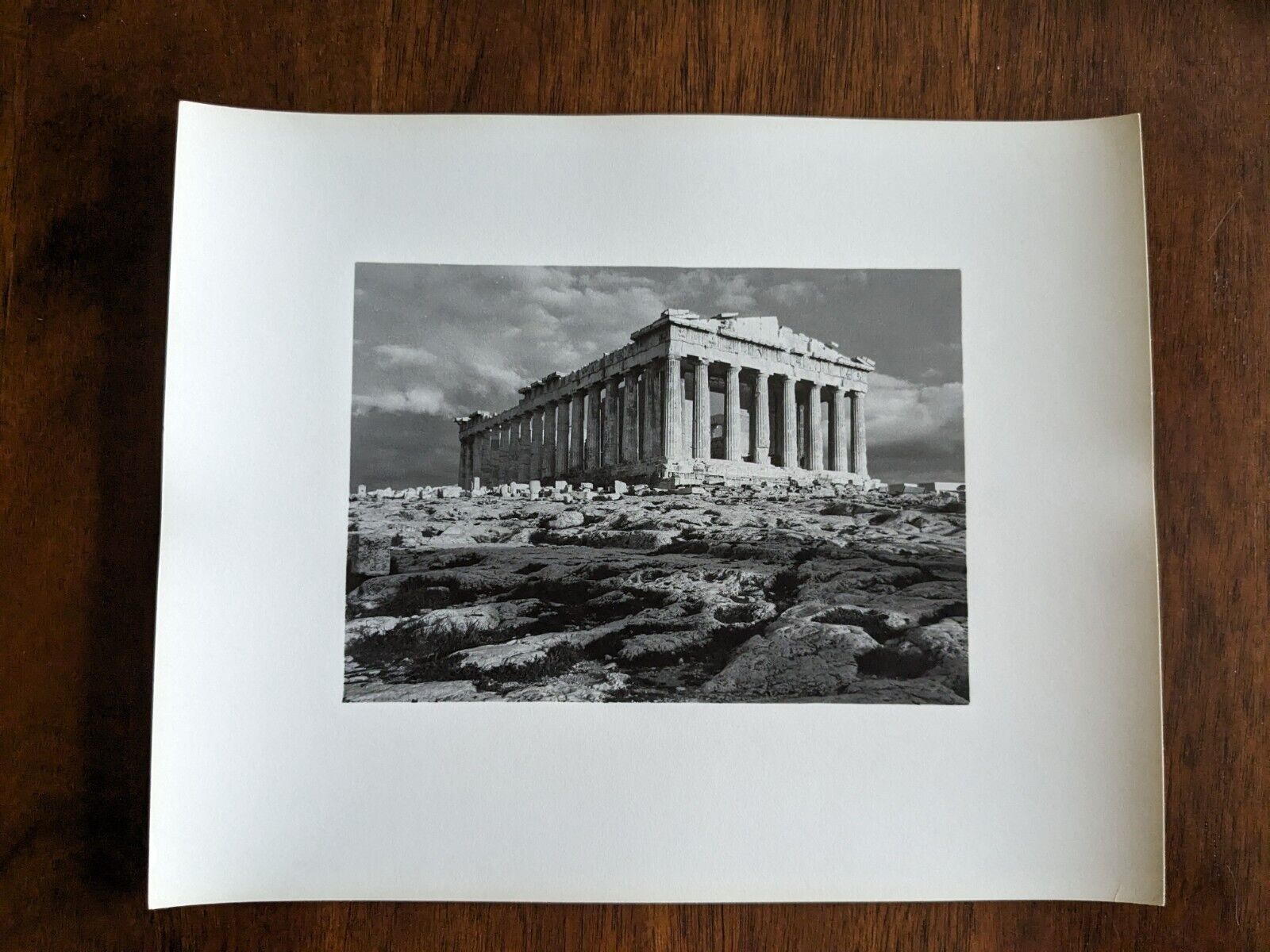 Vintage Photo Andrew Lundsberg Athens Greece Parthenon 8 in. x 10 in. E5