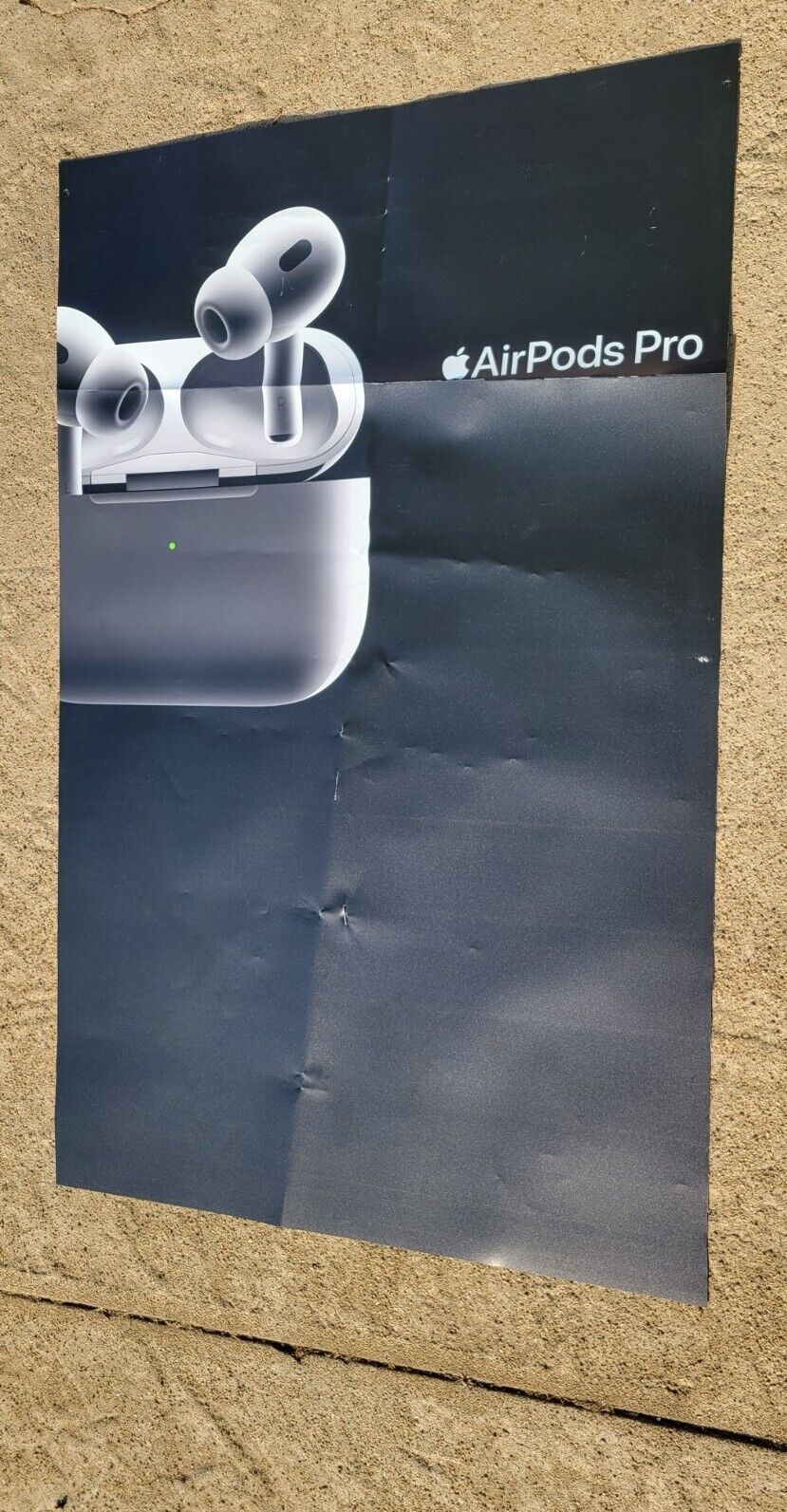 APPLE  ~ AIR-PODS PRO ~ STORE POSTER ~ ORIGINAL ~ AS FOUND 