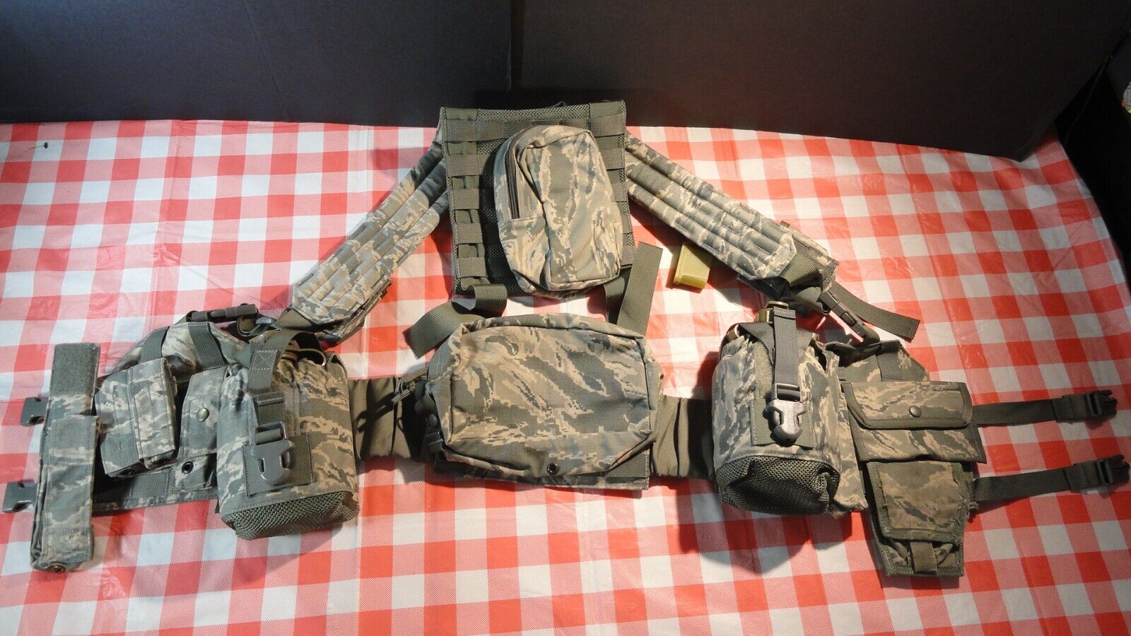 GCS GEN 3 USAF AIR FORCE ABU Tactical Fighting Load Carrier  Pouches L / XL