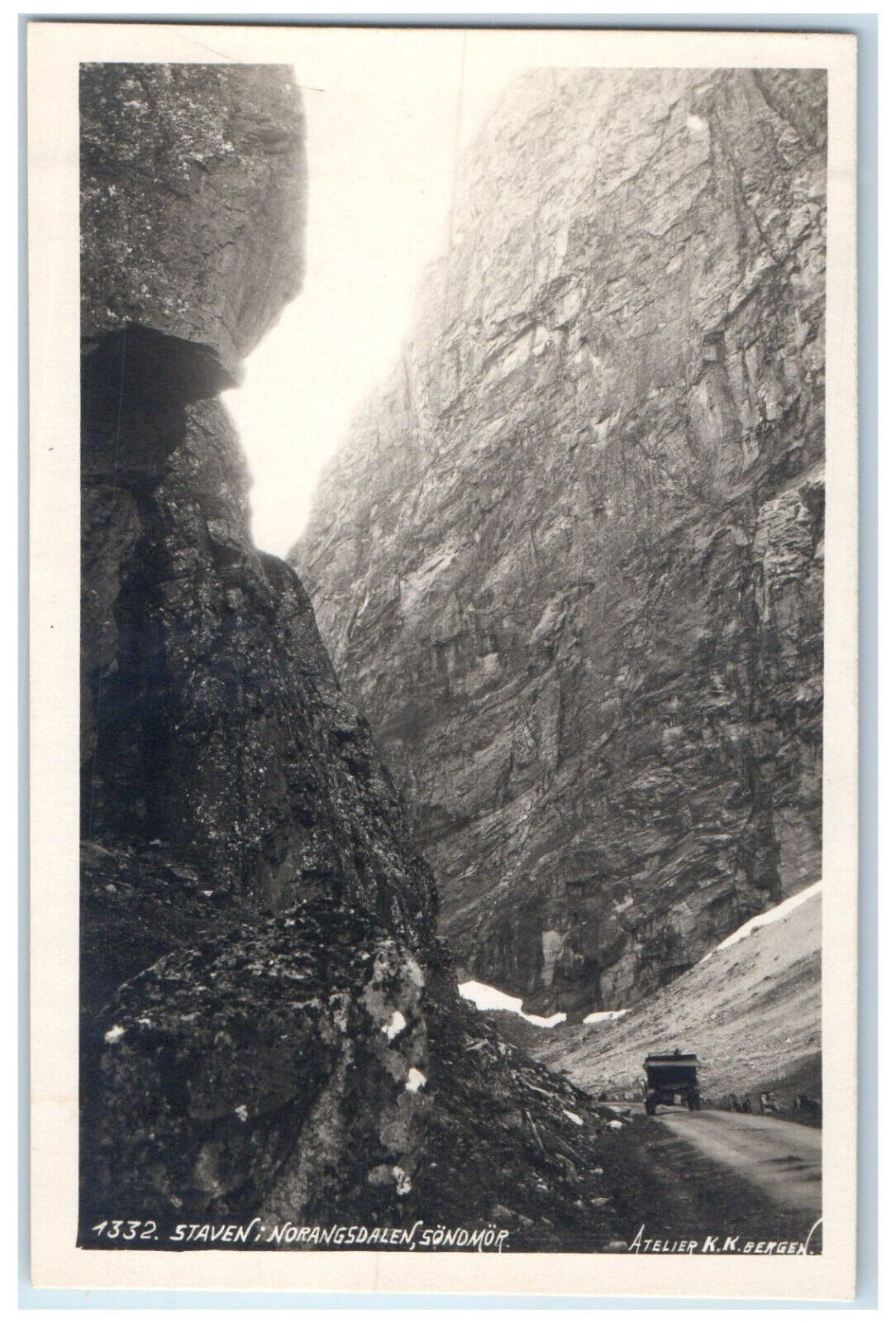 c1920\'s Norangsdalen Sondmor Staven Germany Unposted RPPC Photo Postcard