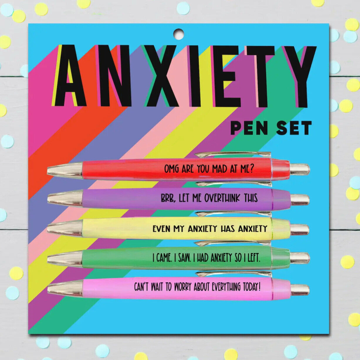 Anxiety Pen Set 😂
