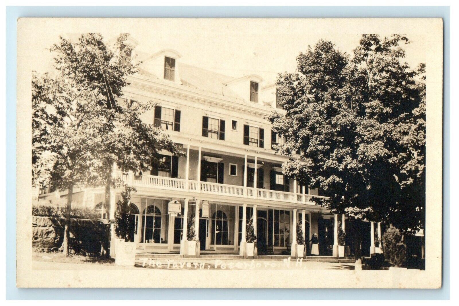c1910's The Tavern Peterborough New Hampshire NH RPPC Photo Antique Postcard