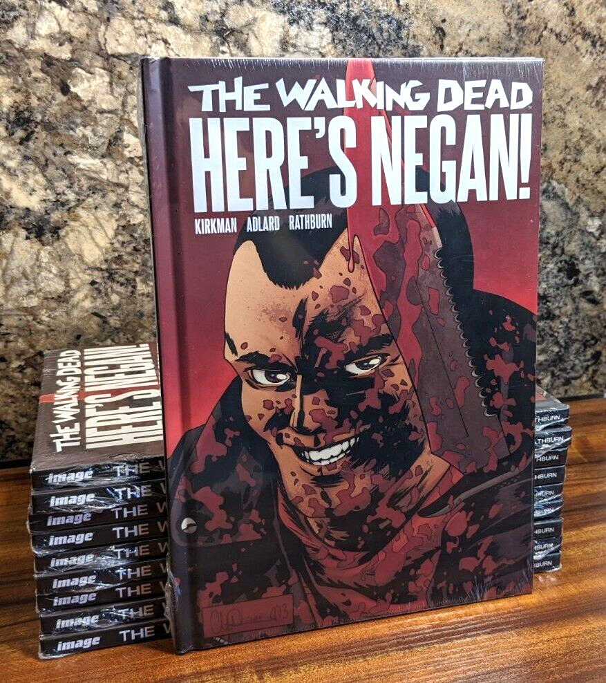New Here's Negan the Walking Dead Hardcover Graphic Novel Kinokuniya Variant