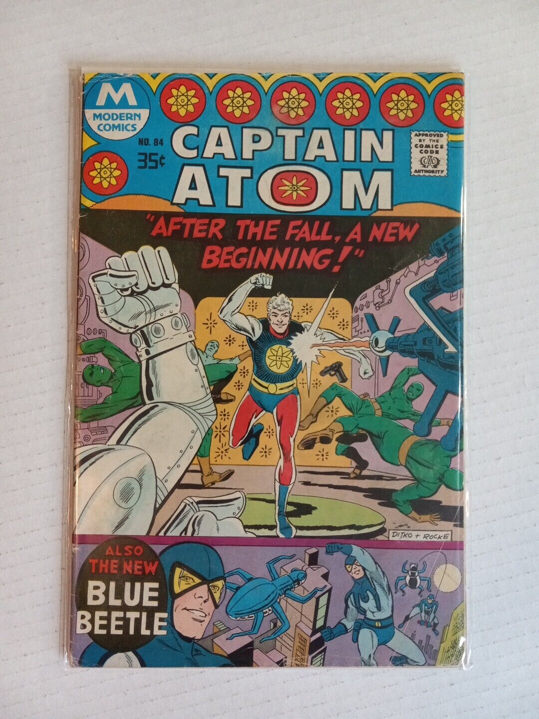 Captain Atom 84 First Appearance of New Captain Atom 1967 Comic Book
