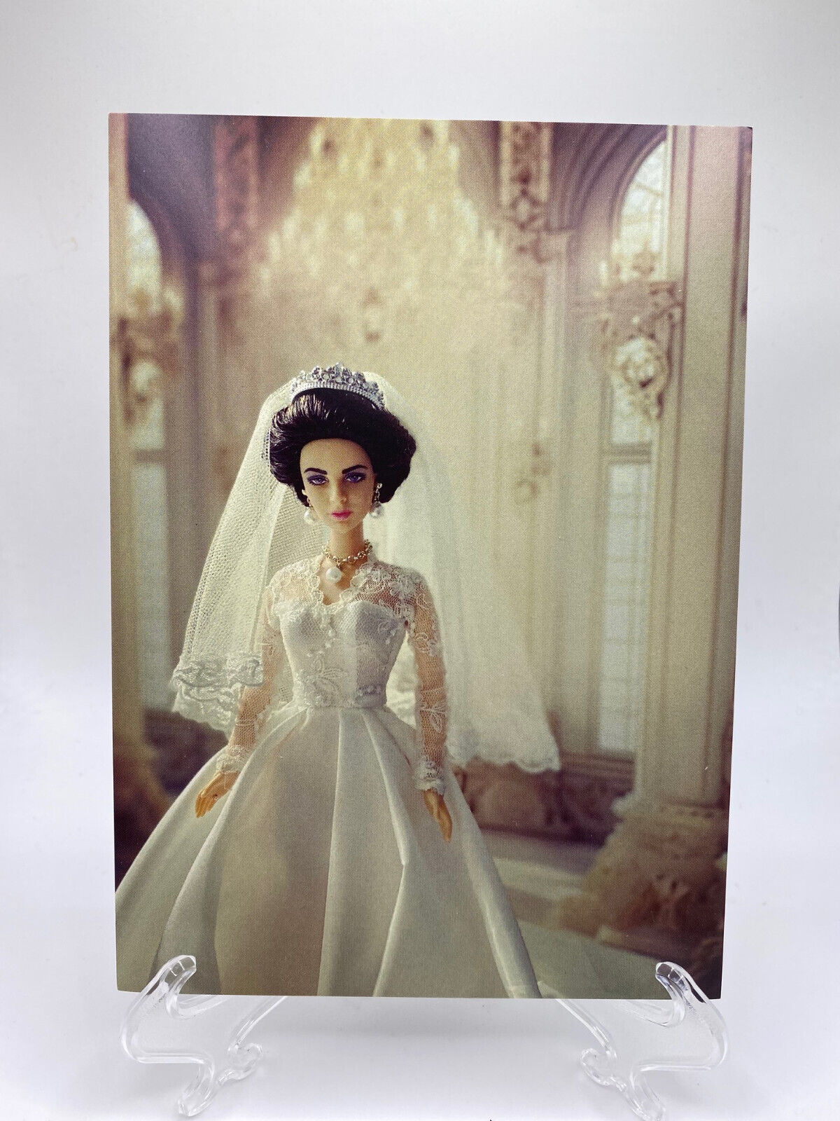 Brand New A Queen's Wedding Barbie Art Print/Postcard