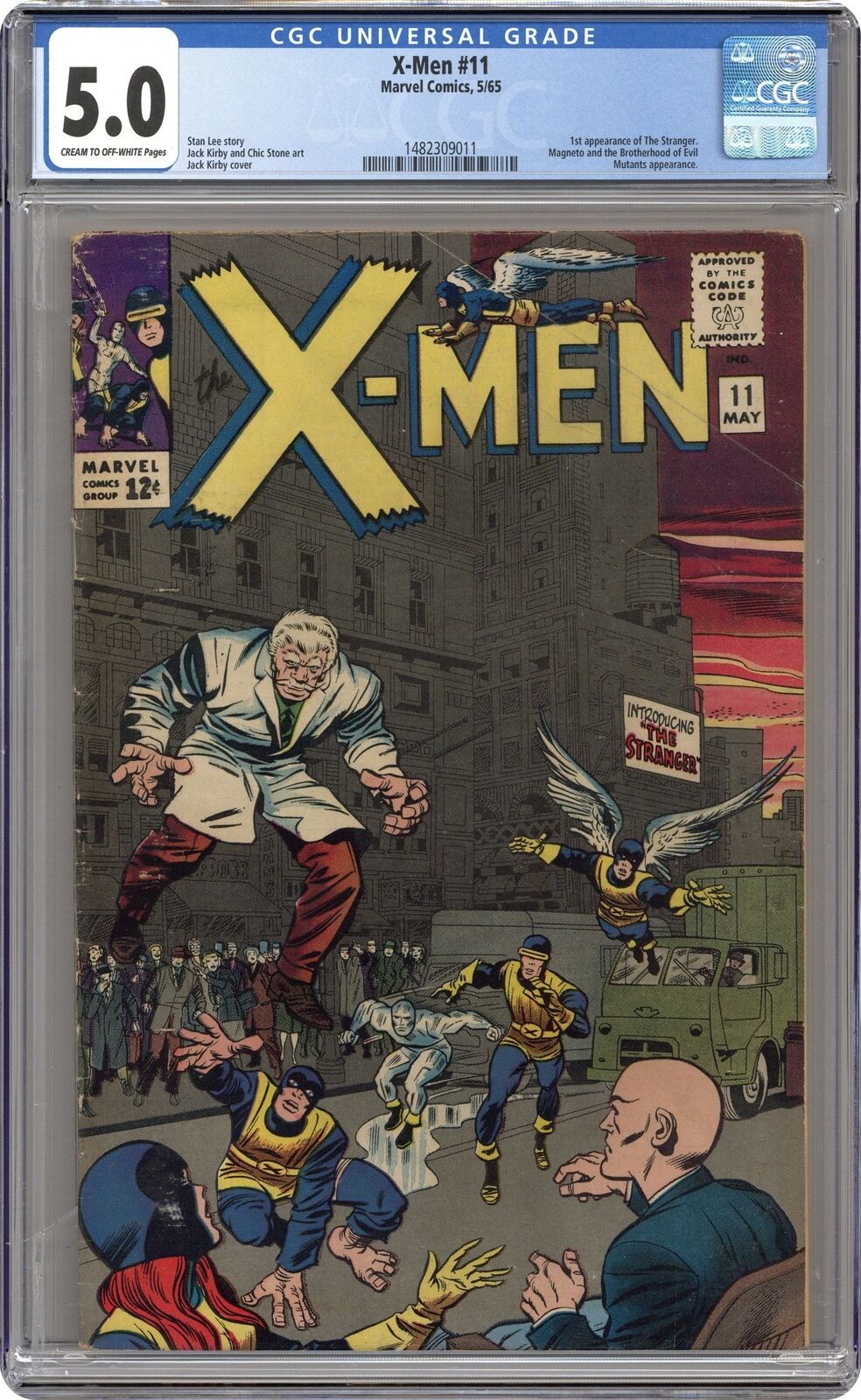 Uncanny X-Men #11 CGC 5.0 1965 1482309011 1st app. The Stranger