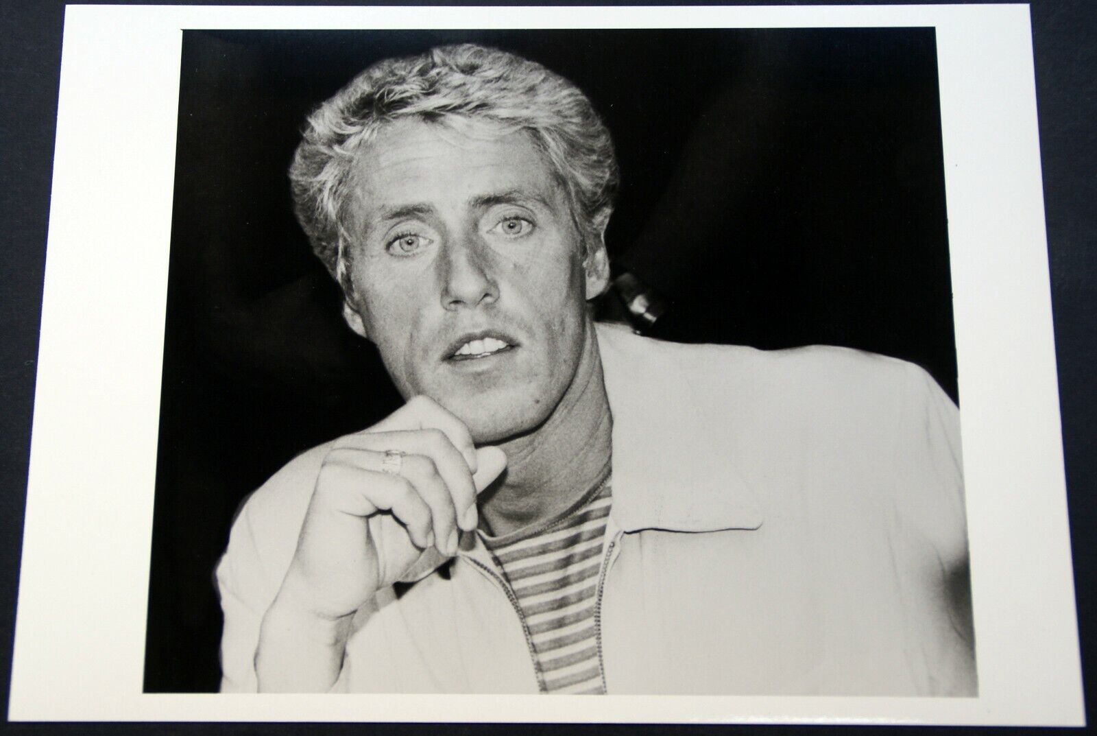 The Who Roger Daltrey Photograph Official Vintage Circa 1980s