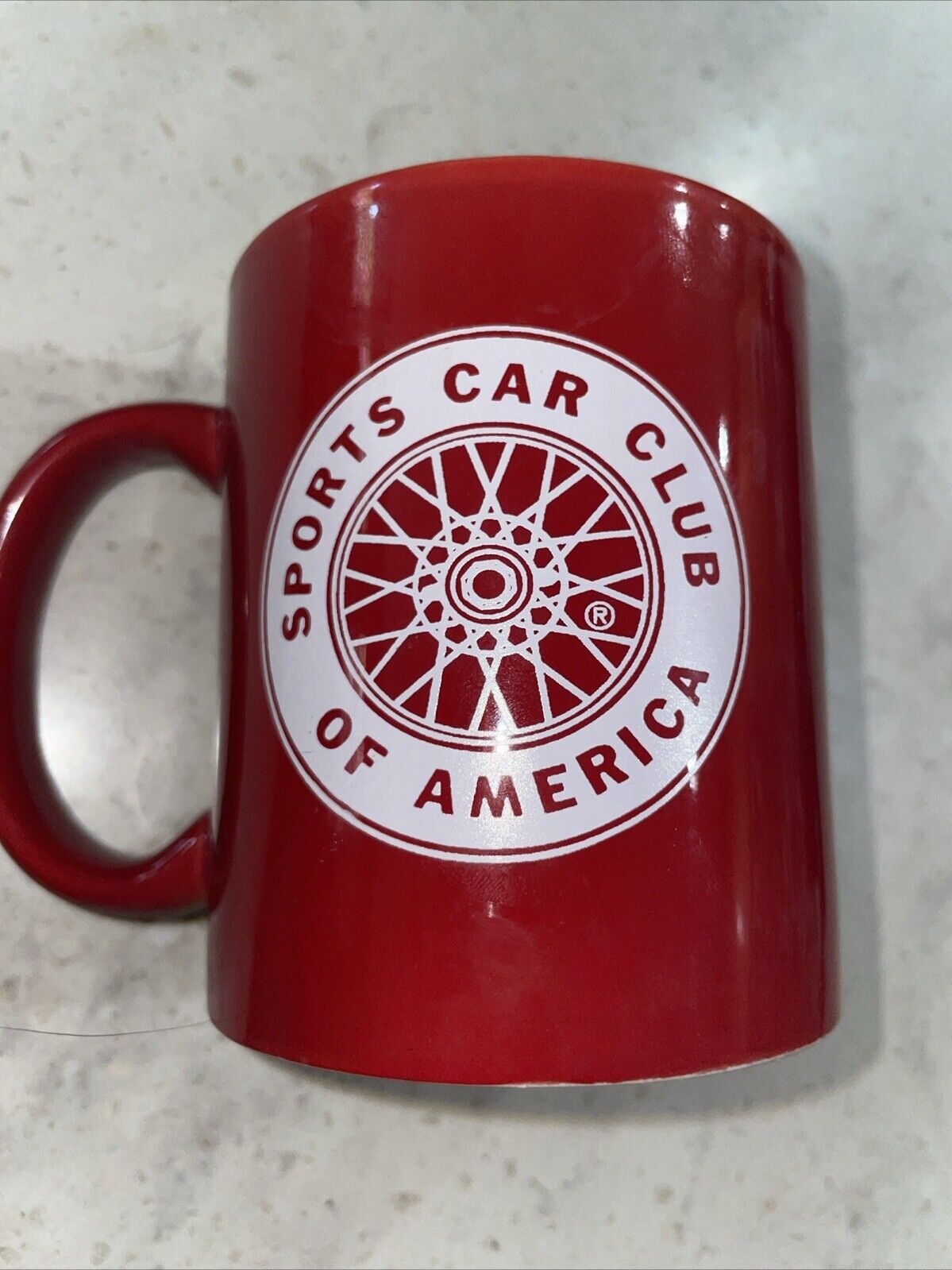 Vintage 90’s SCCA coffee mug ‘97 ‘98 Holtville Winter Series San Diego Region