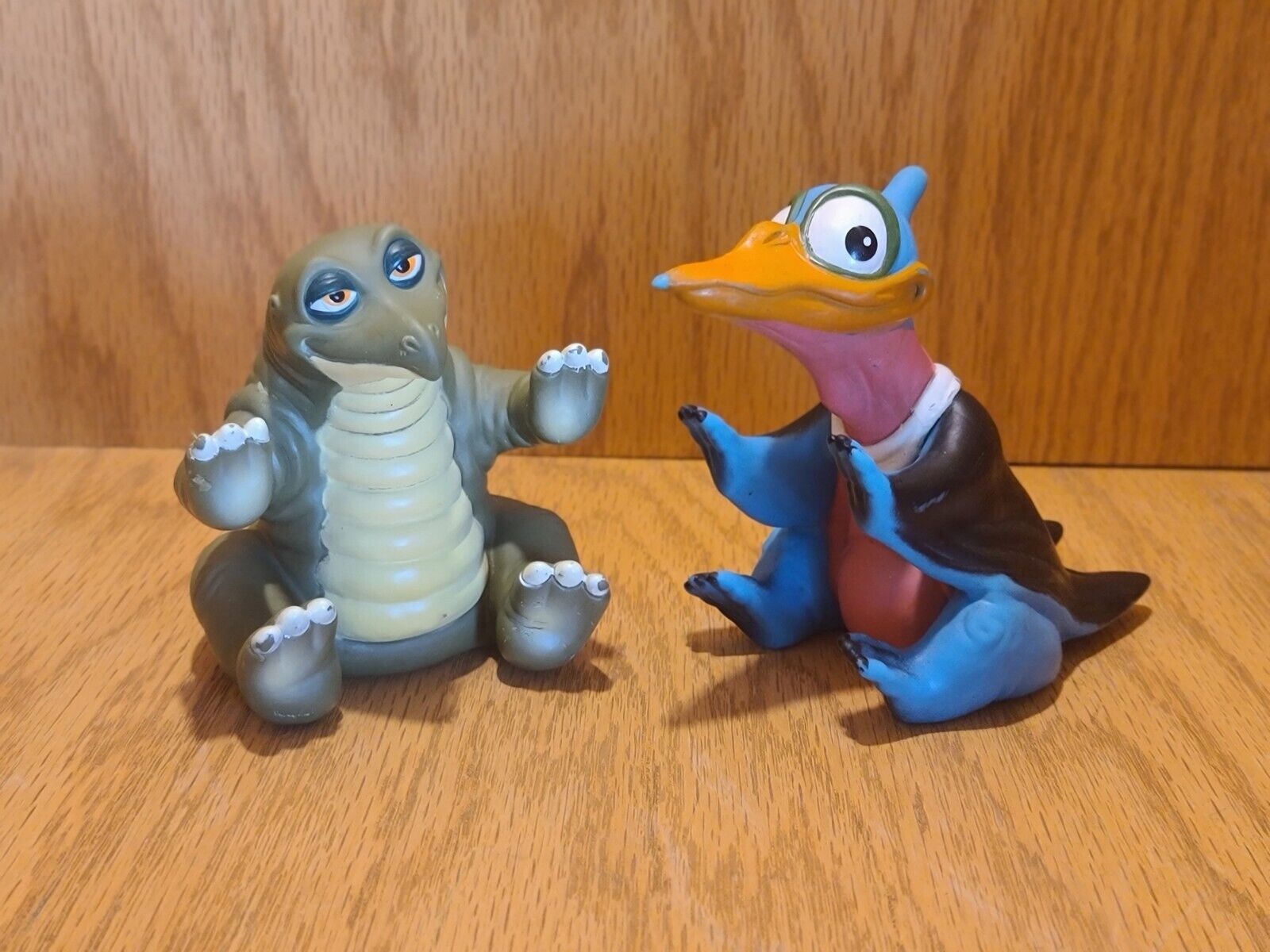 RARE Vintage 1988 Pizza Hut Lot Petrie+Spike Dinos The Land Before Time 5in