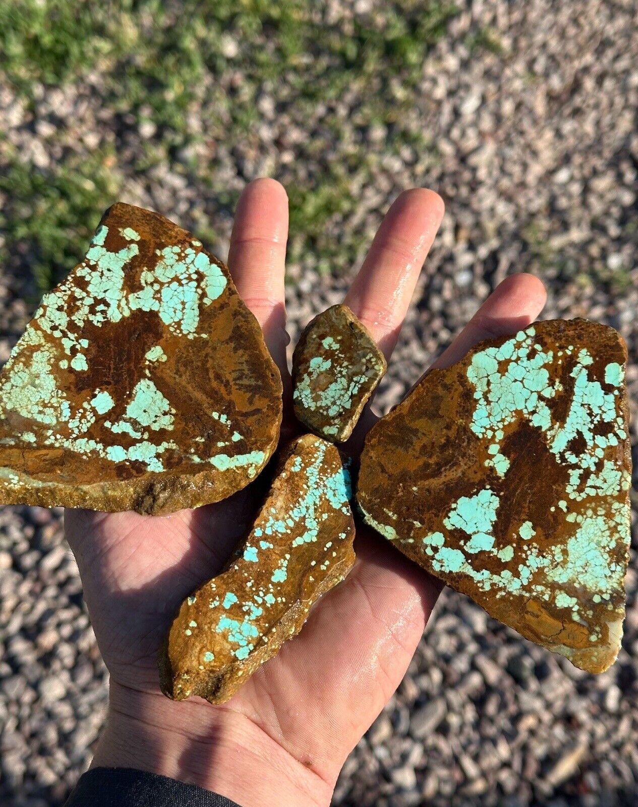 NV#8 Turquoise Butterfly No crumble. Double-stable. (376 g.) Get what you see