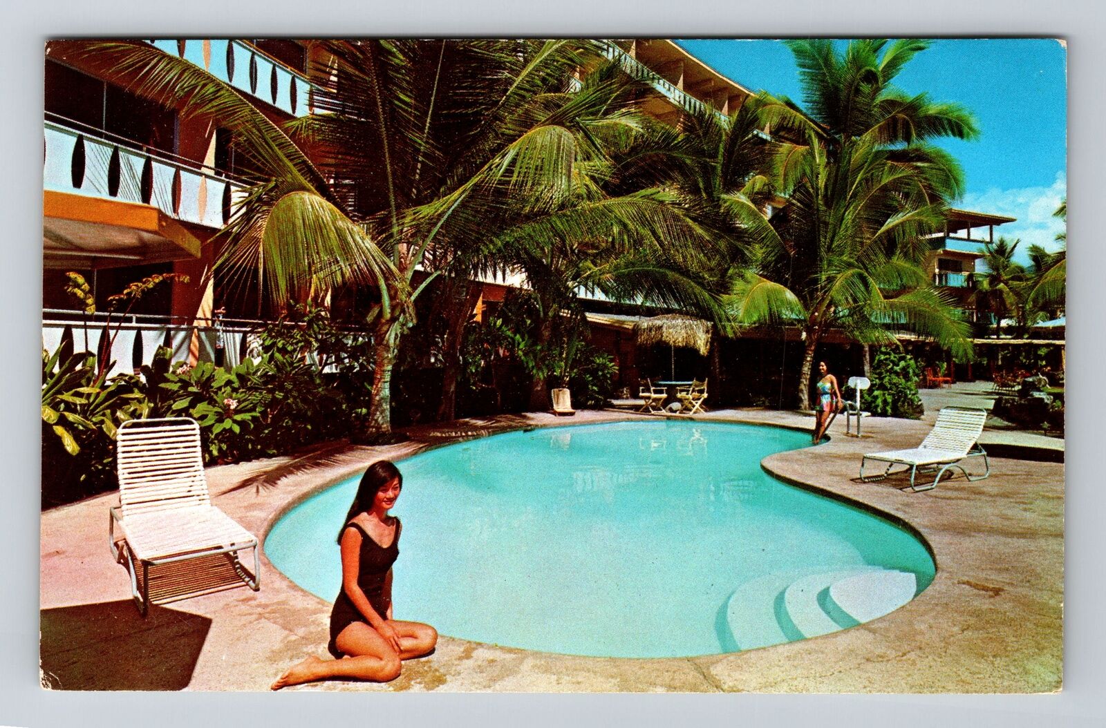 Hawaii HI-Hawaii, Hotel King Kamehameha, Advertising, Vintage Postcard
