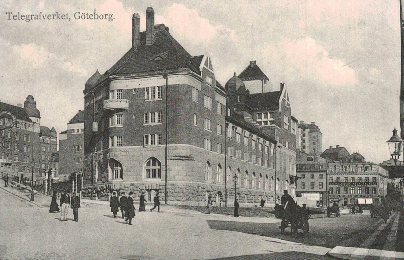 Goteborg,Sweden,Telegrafverket,c.1909