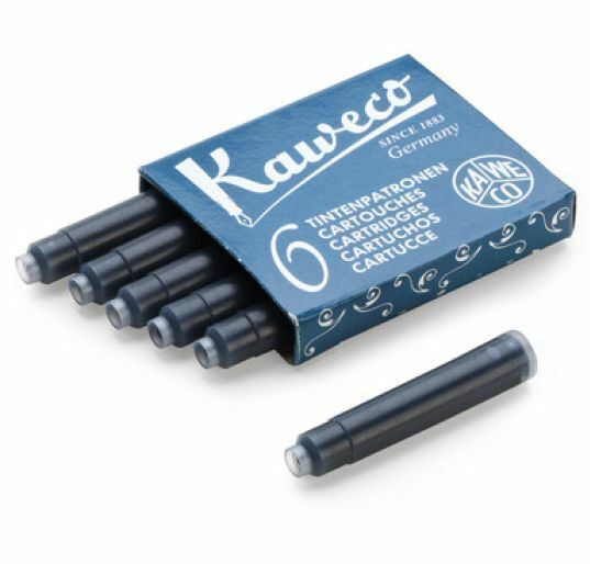 Kaweco Fountain Pen Ink Cartridges in Midnight (Blue/ Black) - Pack of 6