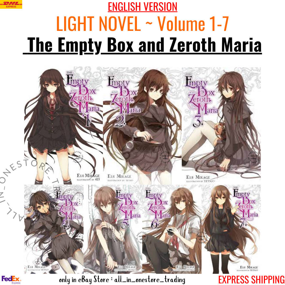 The Empty Box and Zeroth Maria Lite Novel English Version Volume 1-7