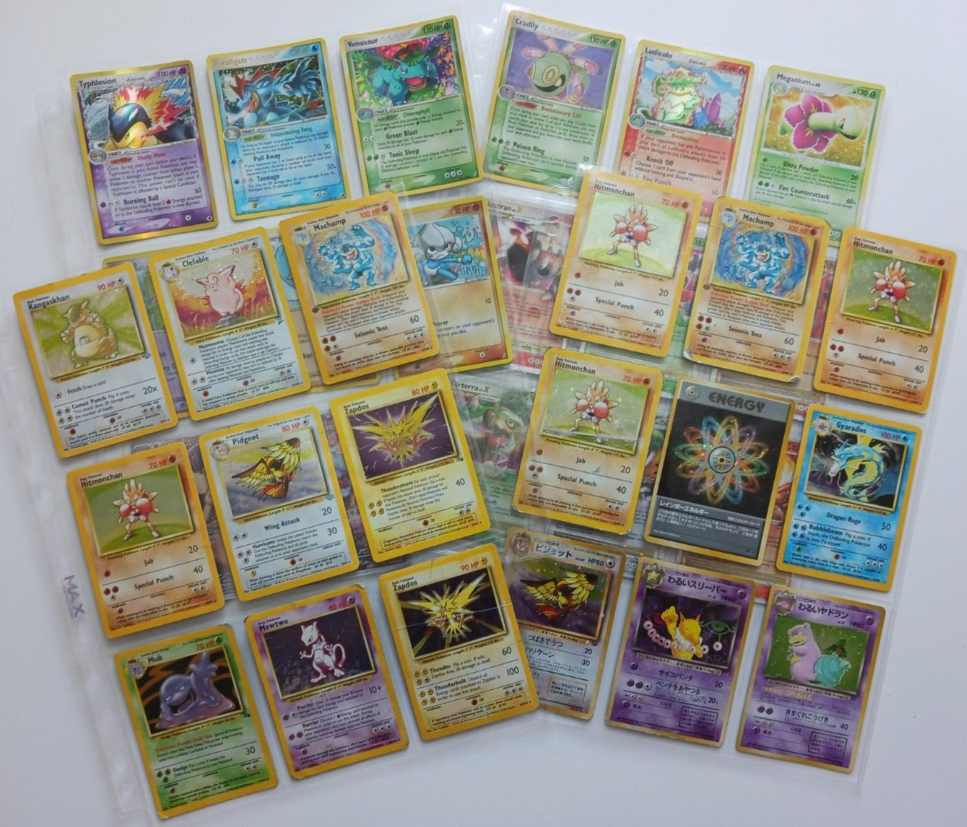 35x Holo Pokemon Cards WOTC Collection Base Jungle Fossil Vintage 2000s Sets Lot