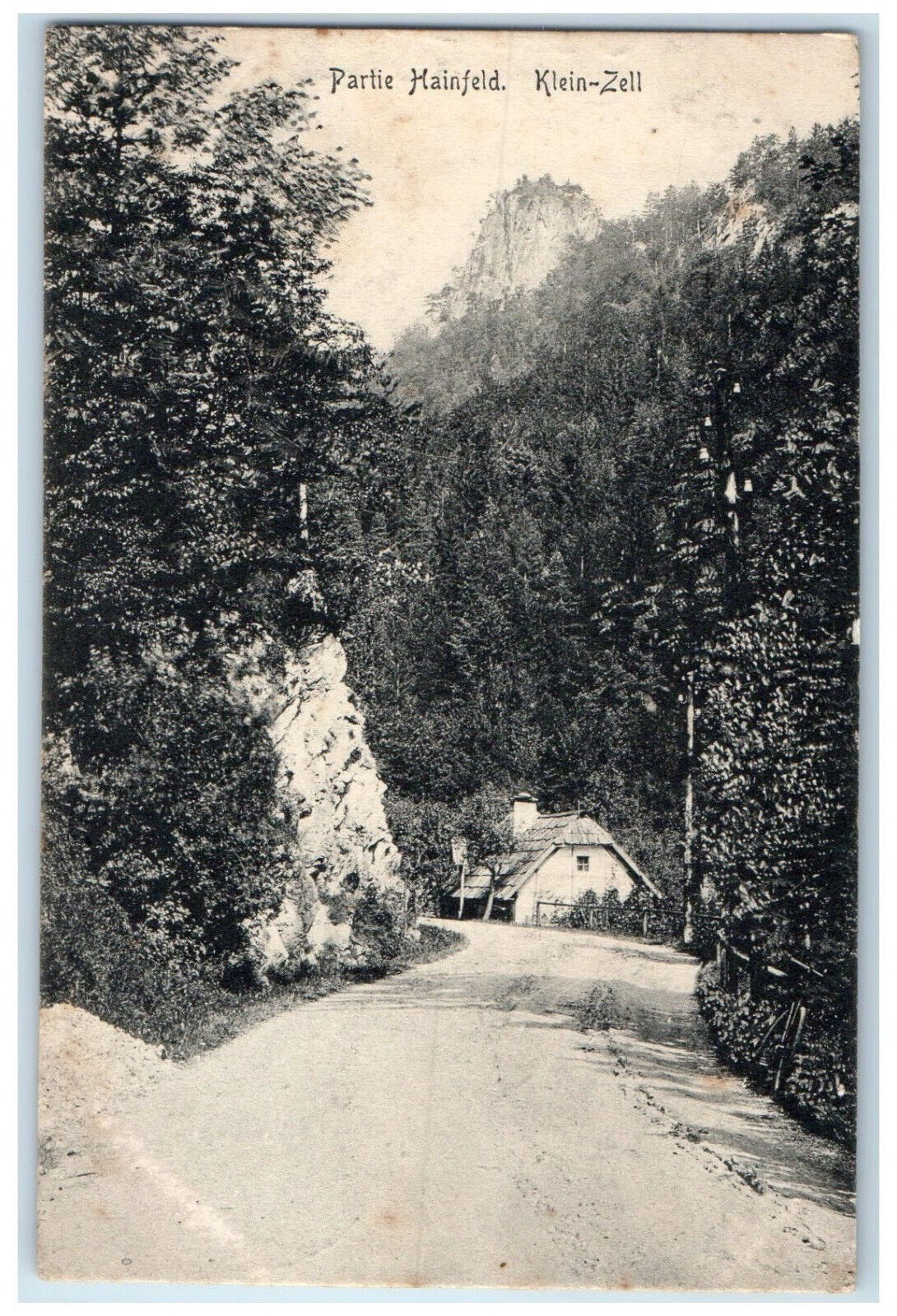 c1910 Portion of Hainfeld Klein-Zell Austria Antique Posted Postcard