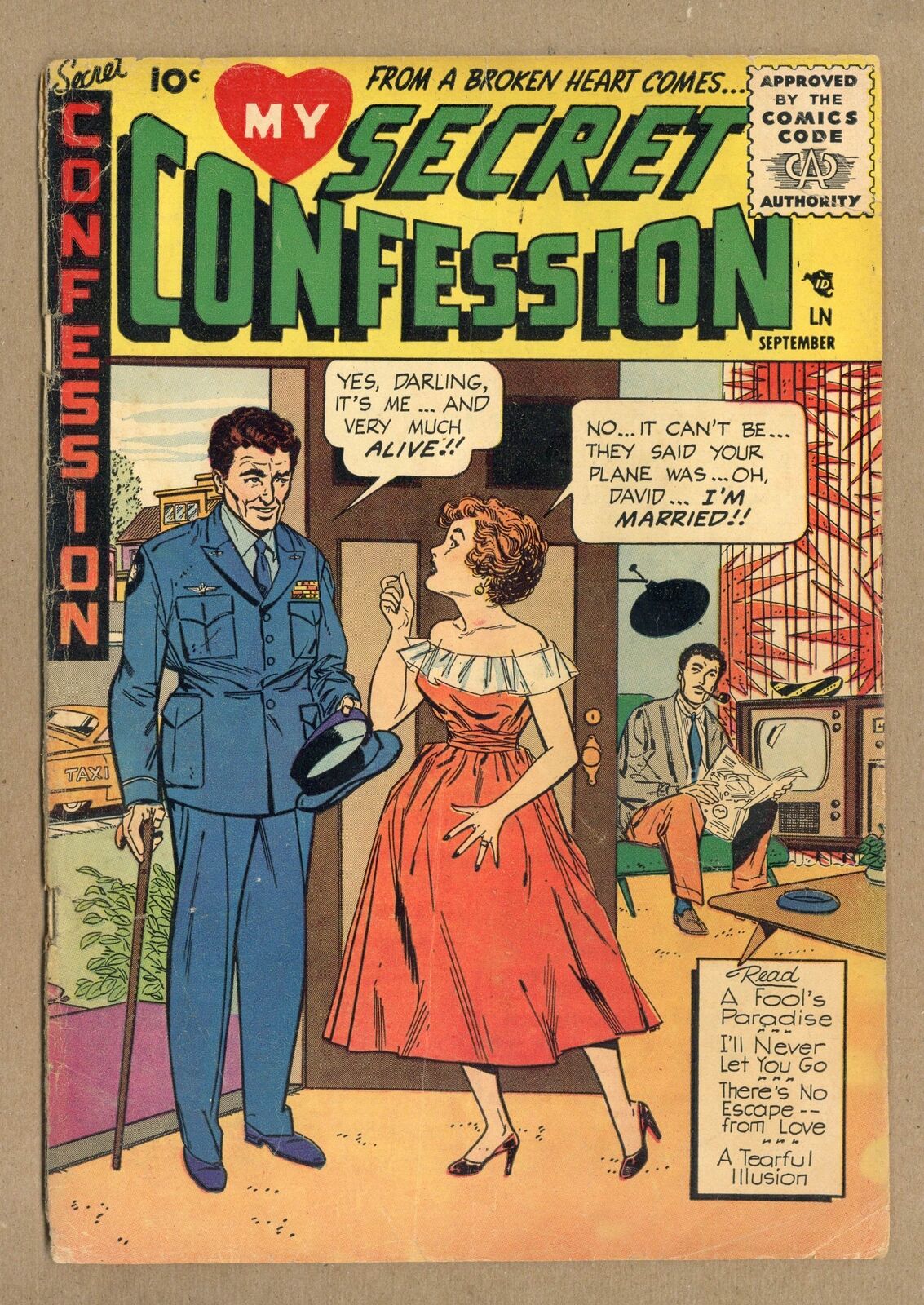 My Secret Confession #1 GD+ 2.5 1955