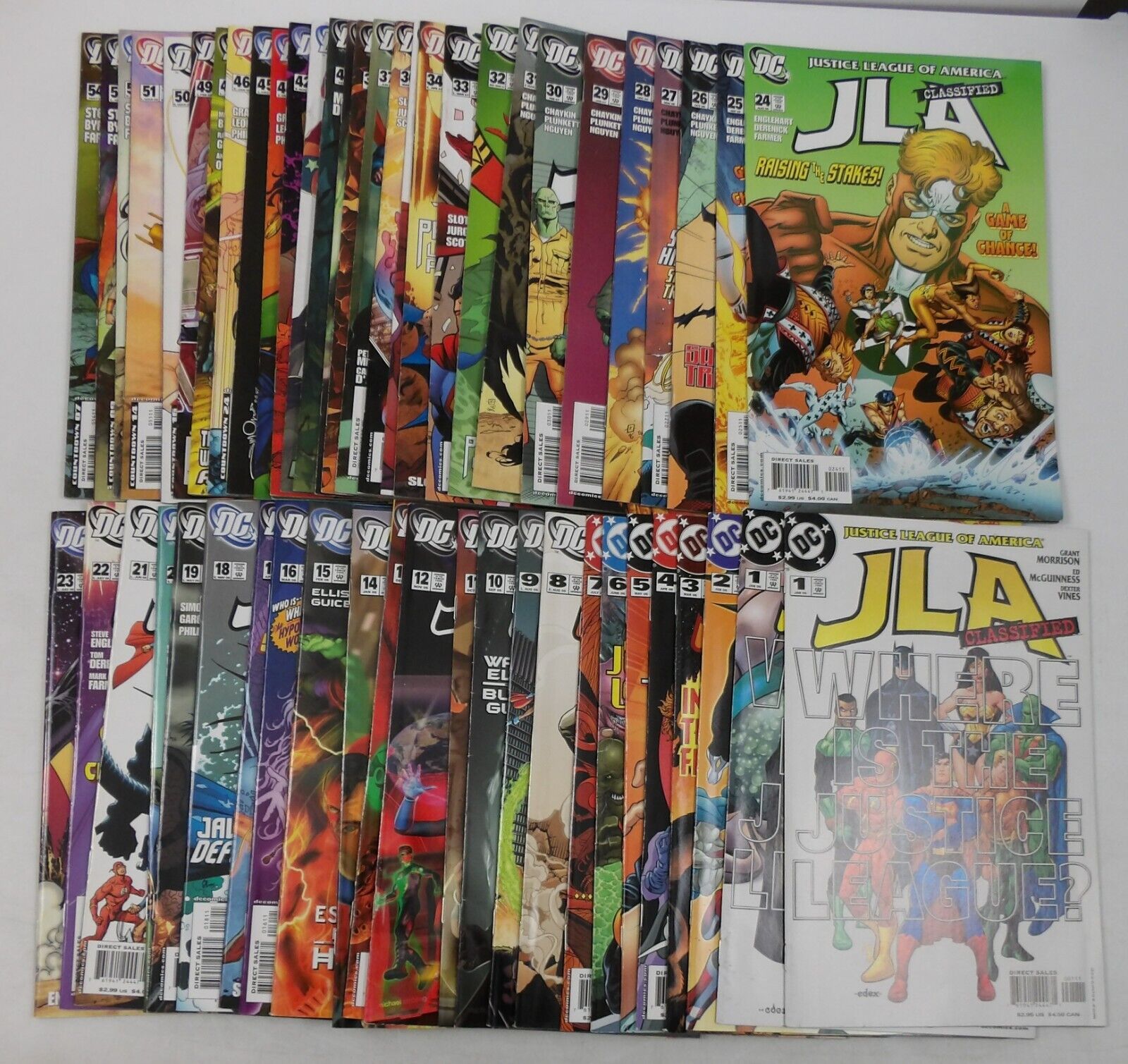JLA Classified #1-54 VF/NM complete series + variant - Grant Morrison - DC