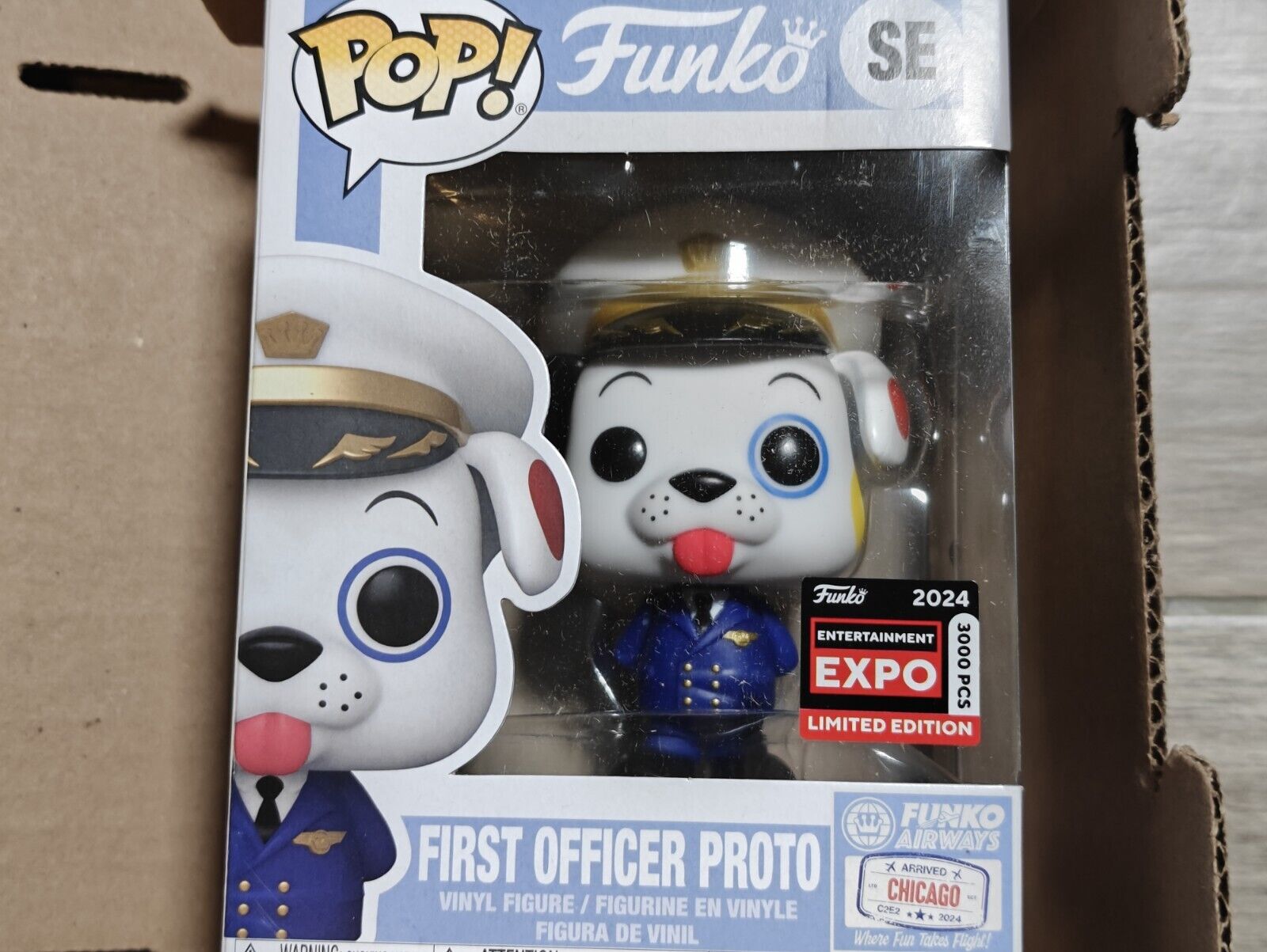Pop Originals: LE3000 Proto the Dog as First Officer (2024 Limited Edition)