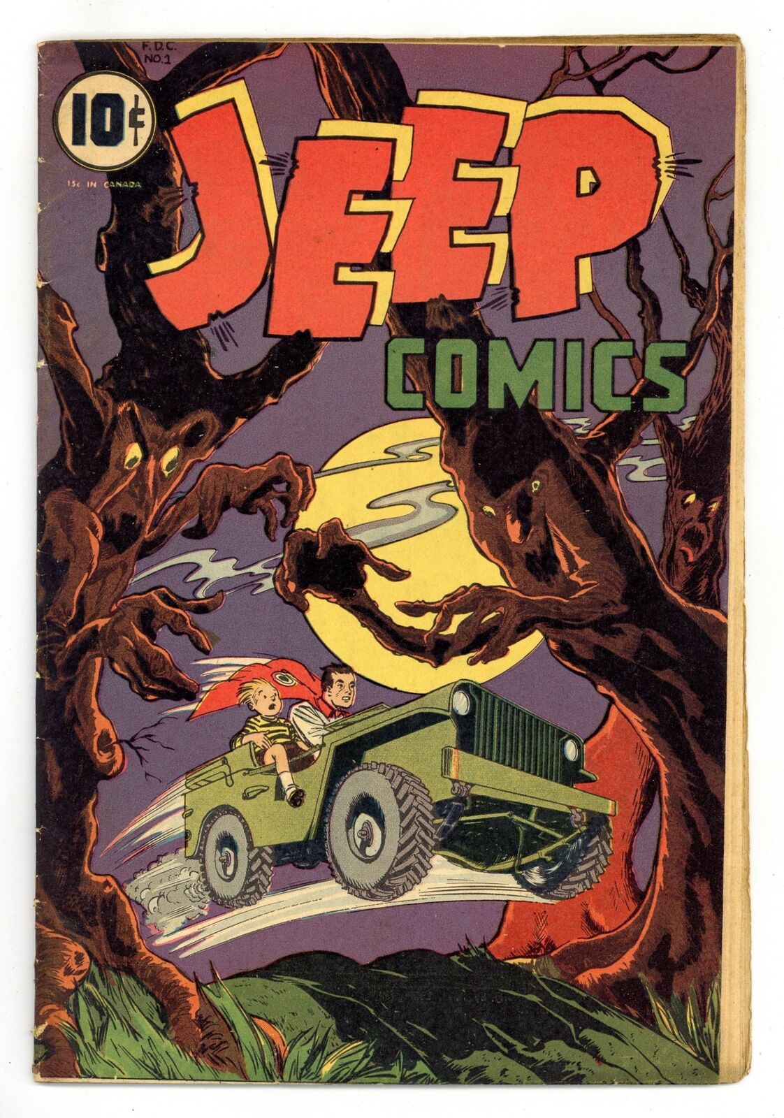 Jeep Comics #1 GD/VG 3.0 1944