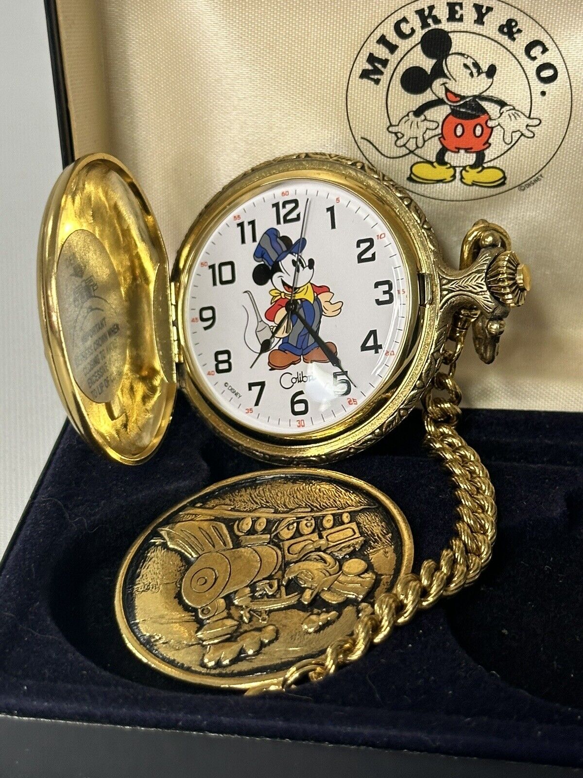 Colibri Disney Pocket Watch With Original Box- Mickey & Co.