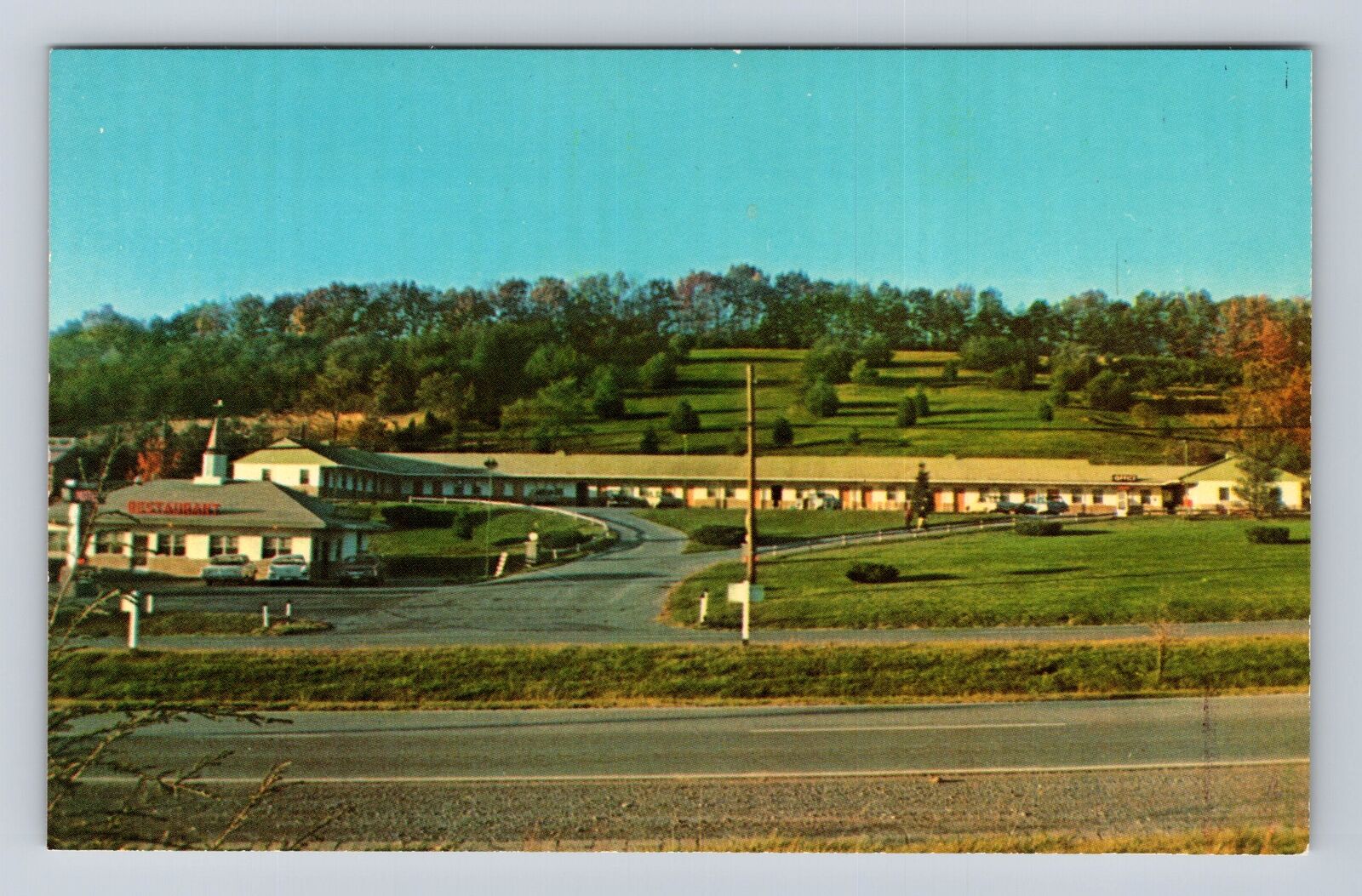 Wytheville VA-Virginia, Johnson's Motel, Advertising, Antique Vintage Postcard