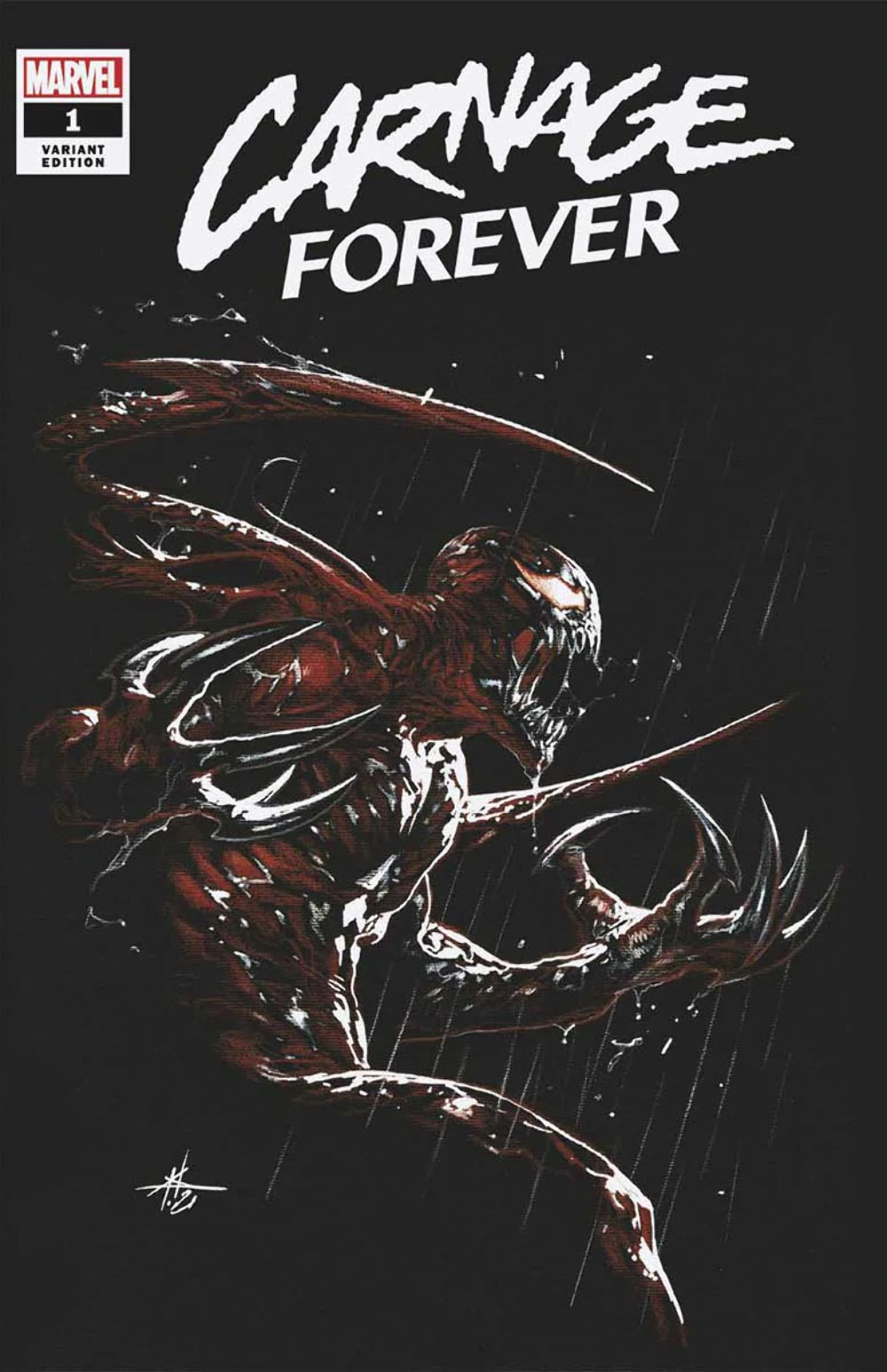 CARNAGE FOREVER 1 UNKNOWN COMICS GABRIELE DELL\'OTTO EXCLUSIVE VAR (02/23/2022)