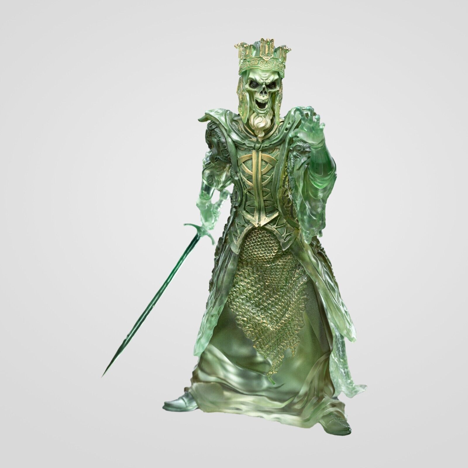 King of the Dead (Lord of the Rings) Mini Epics Statue Transparent Version