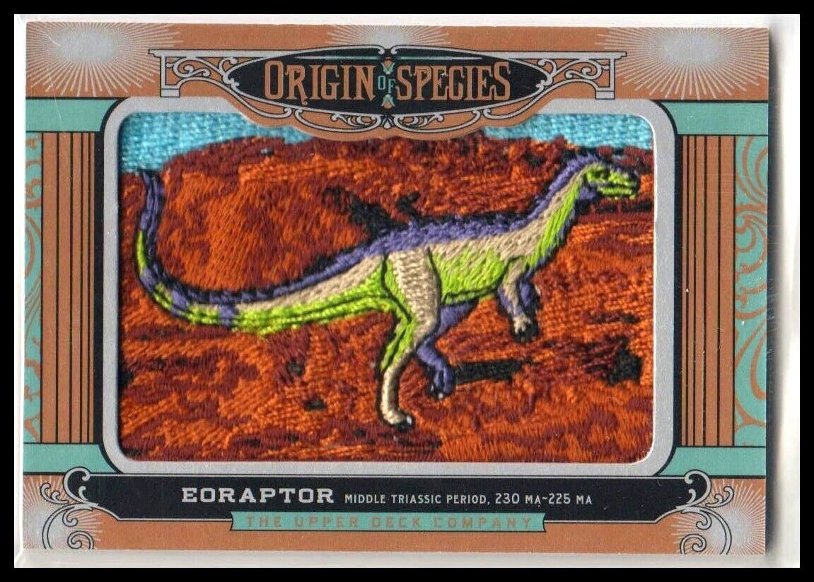 2015 UD Goodwin Champions Origin of Species Patches #OS147 Eoraptor 063-P