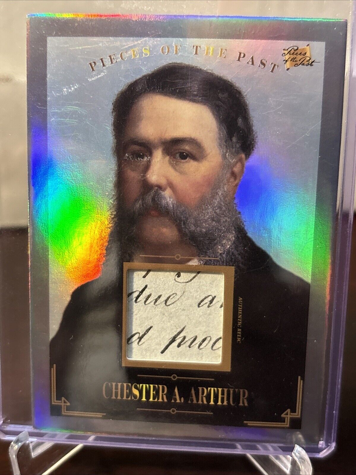 2023 Pieces Of The Past HISTORICAL PREMIUM EDITION CHESTER A ARTHUR #121 Relic