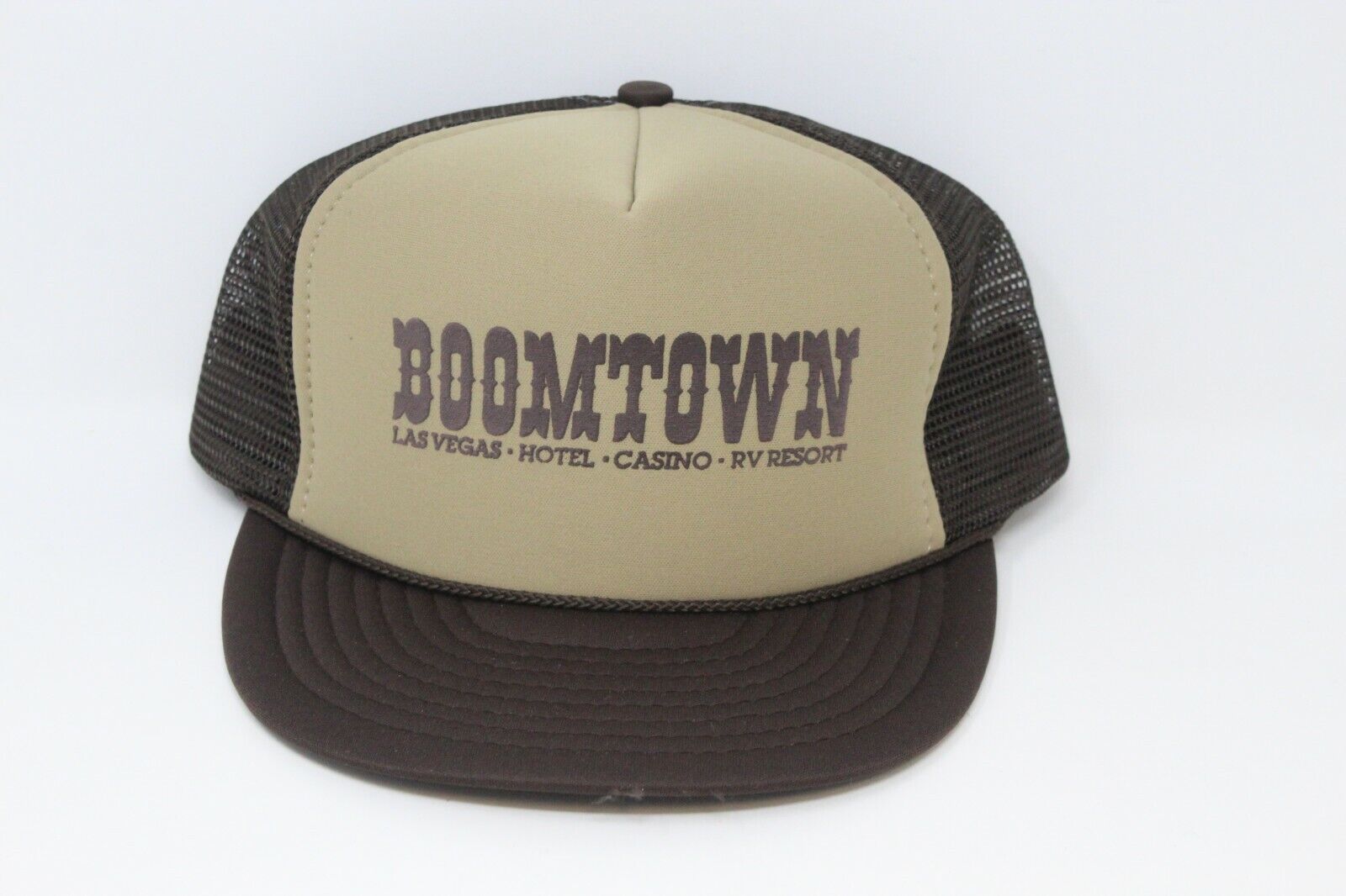 Vintage Boomtown Las Vegas Casino Truckers Hat, NISSIN Brand Hat