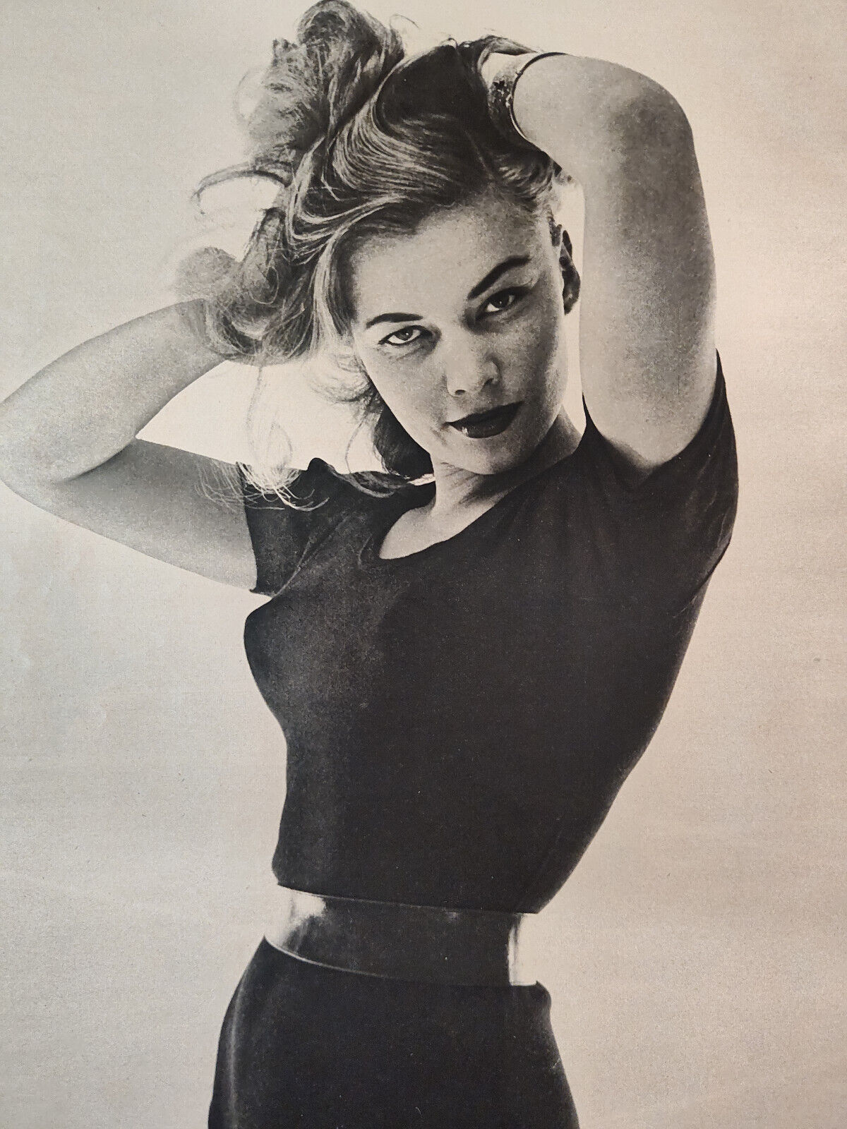 1955 Esquire Original Article Glamour Photographs AVA NORRING
