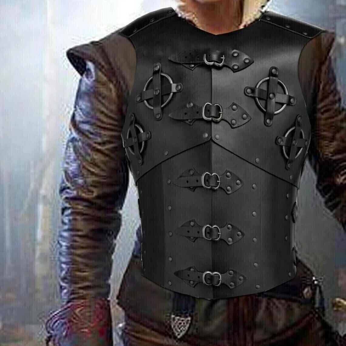 Retro Cosplay armor Medieval knight costume Viking Larp armor