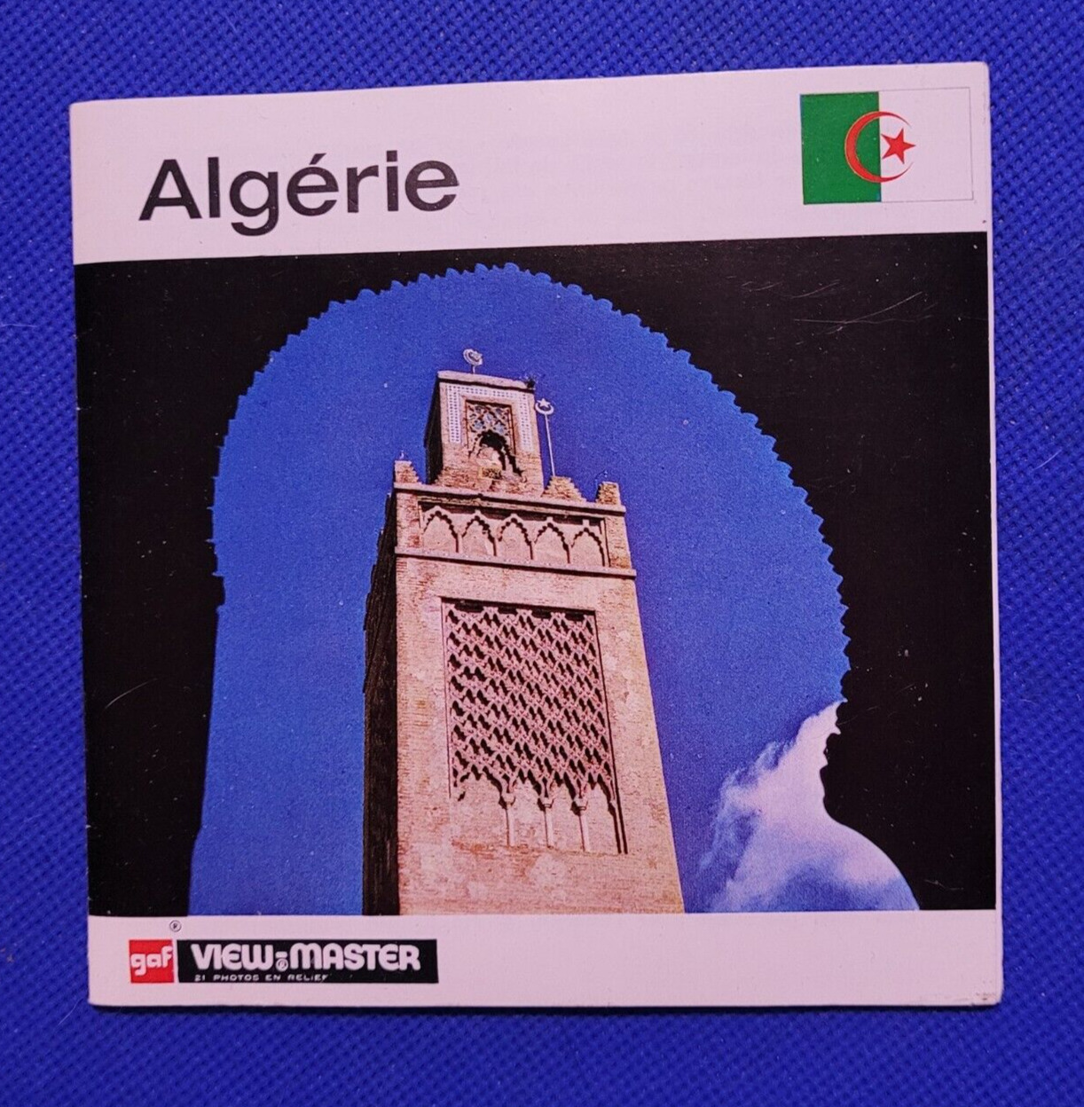 Scarce Gaf C734 F Algerie Algeria North Africa view-master 3 Reels Folder Packet