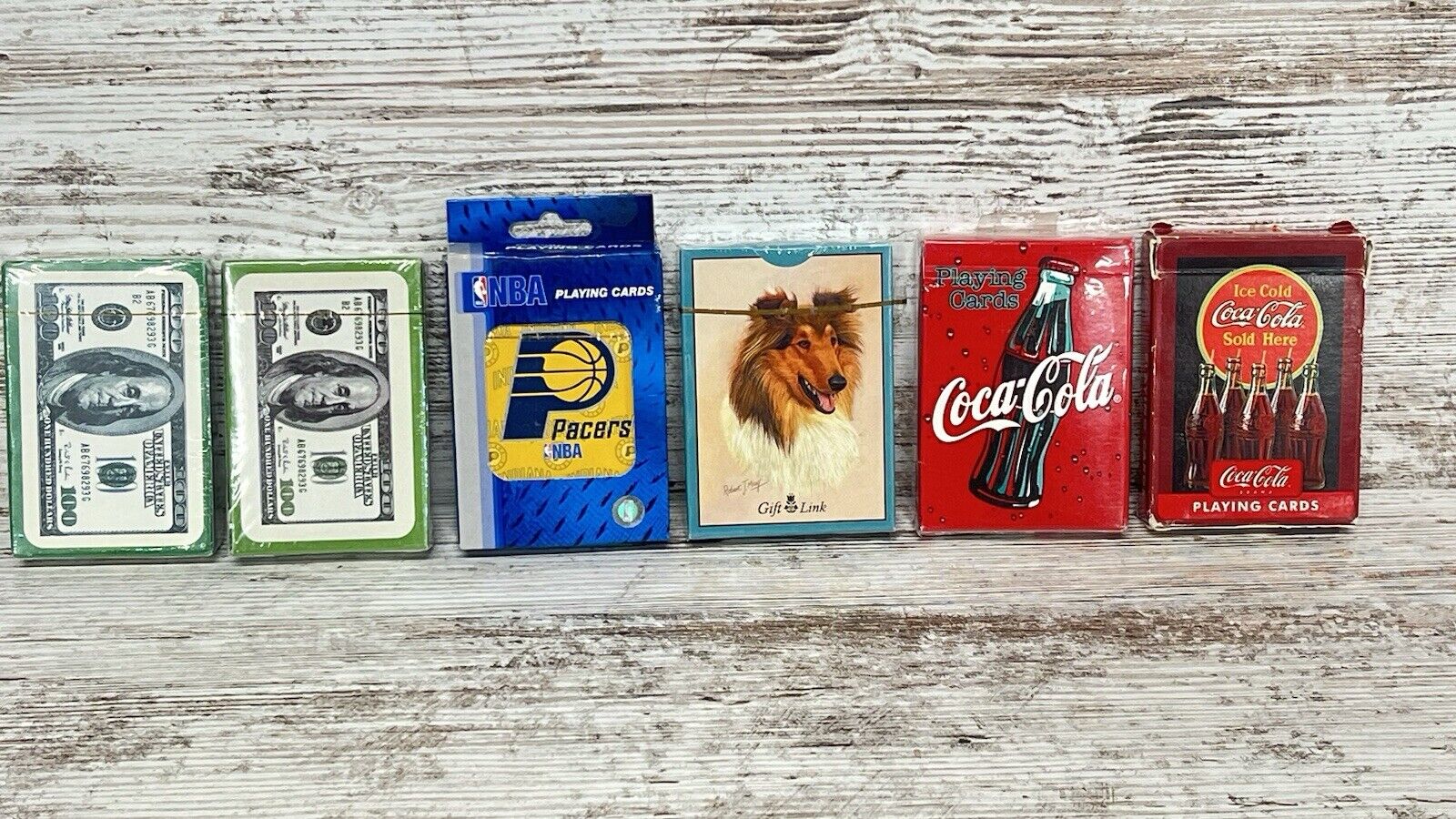 Lot Of Playing Cards- Cash Coke Coca-cola Dogs Collie NBA pacers
