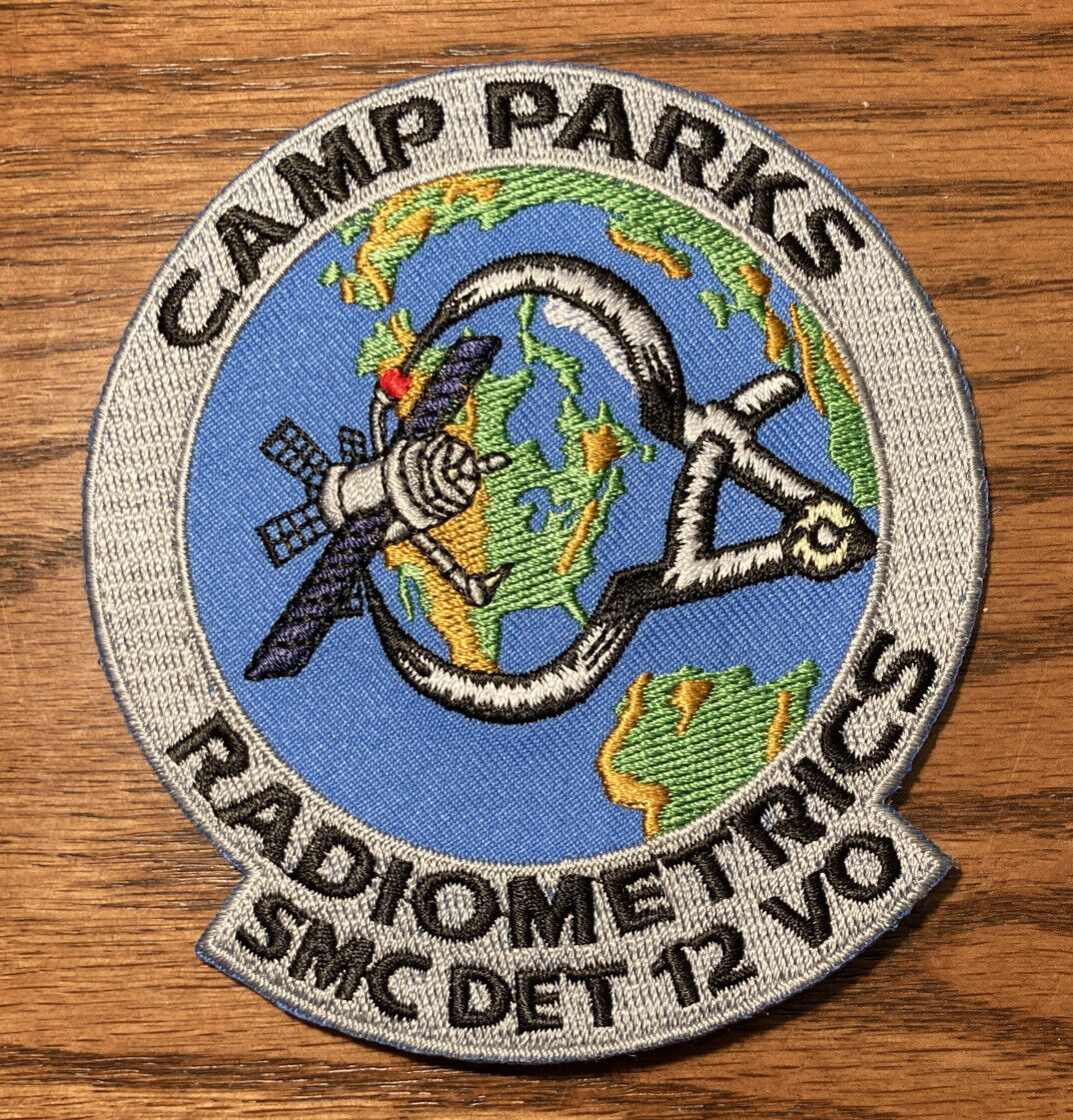 CAMP PARKS RADIOMETRICS SMC DET 12 VO AIR FORCE SATELLITE PATCH