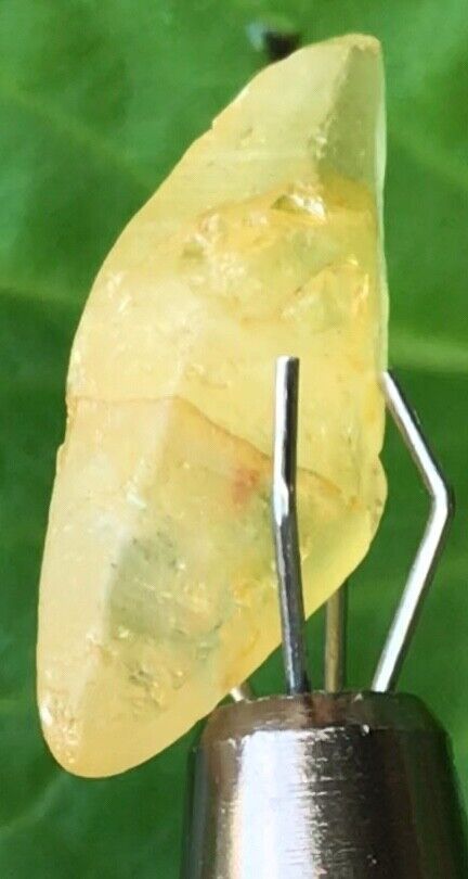6.52cts Beautiful Yellow Sapphire Crystal  Natural Untreated Sri Lanka