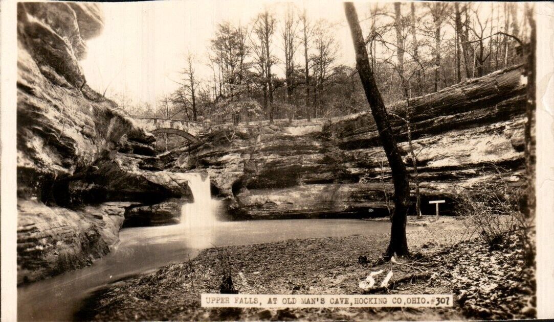 RPPC Upper Falls At Old Man's Cave Hocking County, Ohio