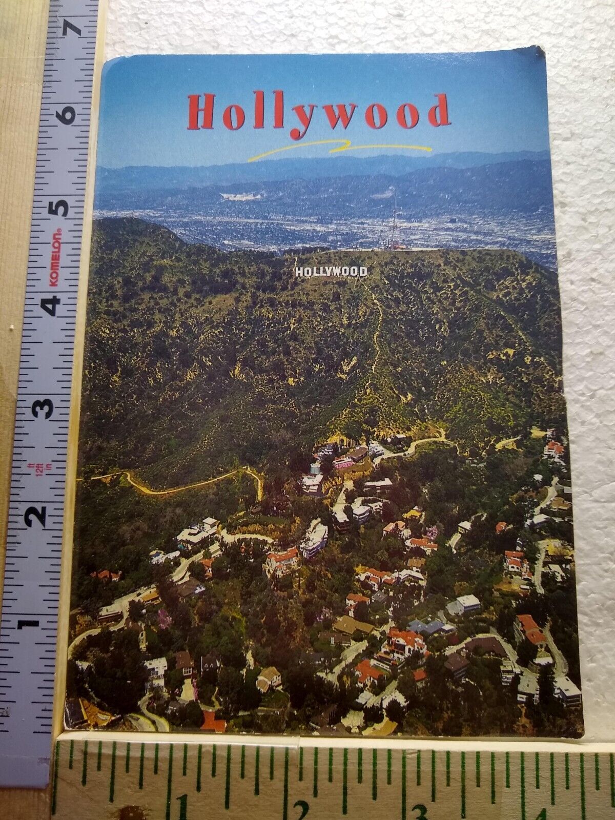 Postcard The World Famous Hollywood Sign California USA